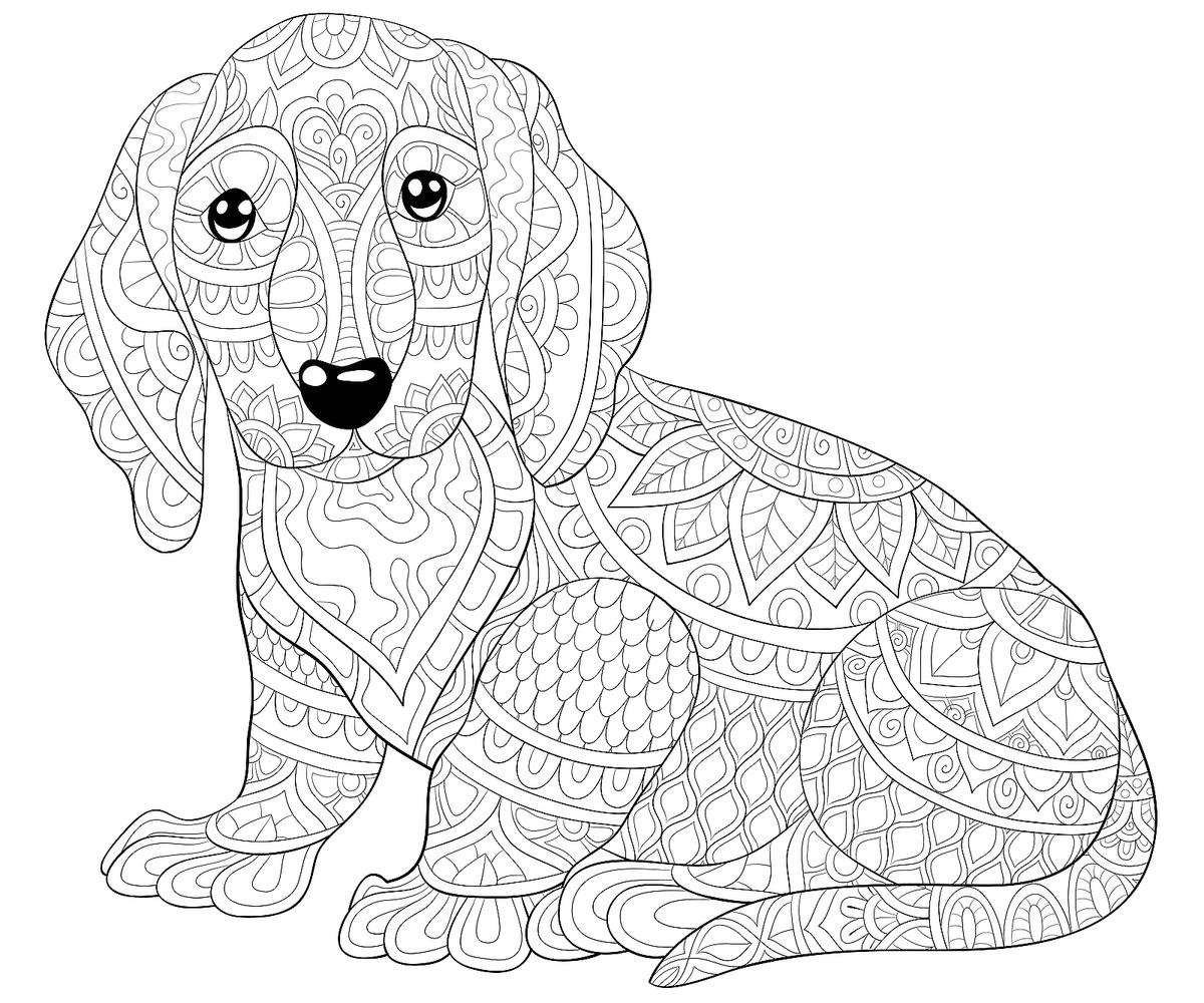 Fun Dog Coloring Pages: Adorable Printable Coloring Pages Of Dogs inside Colouring Pages Dogs Free Printable