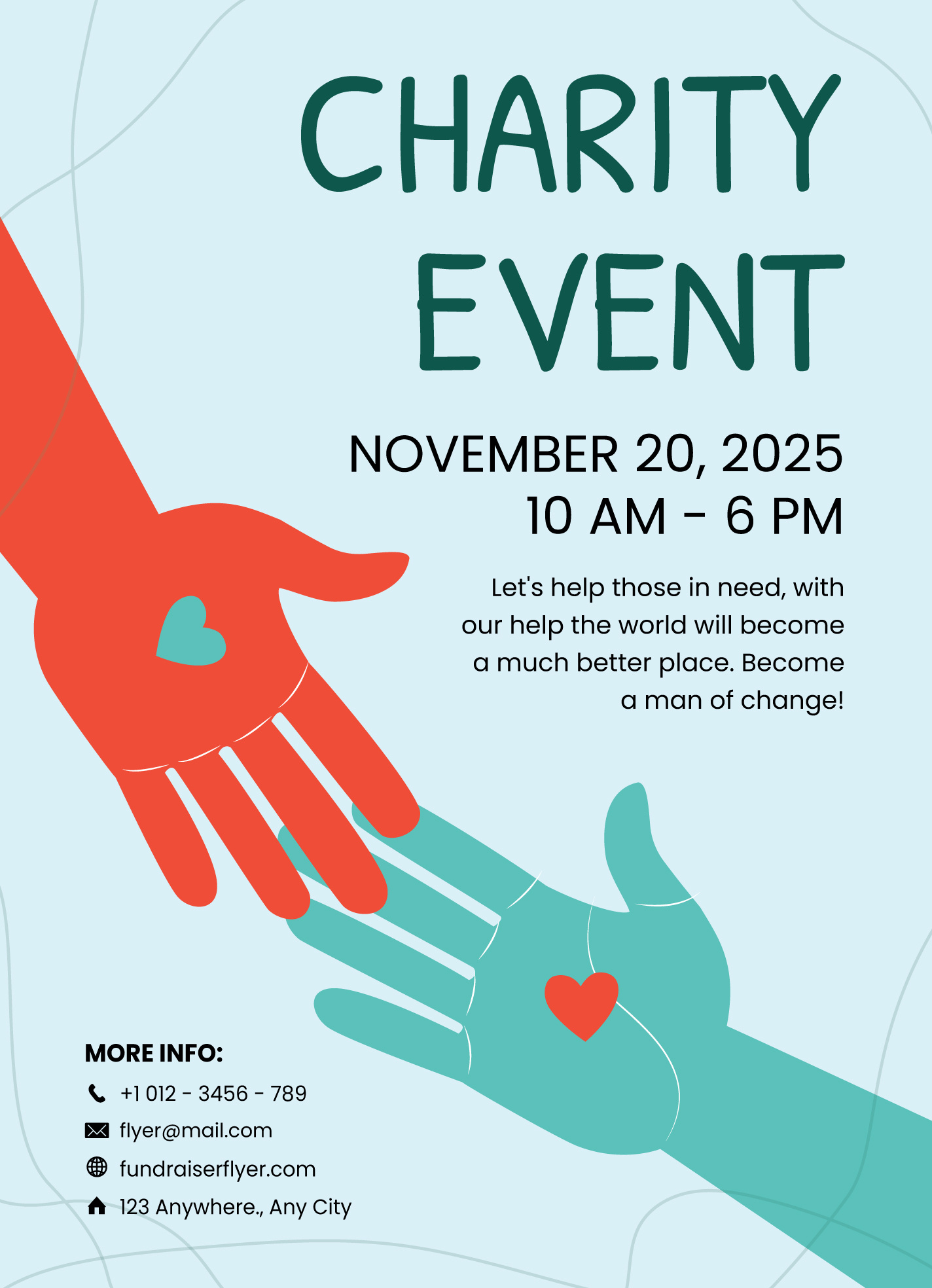 Fundraiser Flyer Free Google Docs Template - Gdoc.io throughout Free Printable Fundraiser Flyer Templates