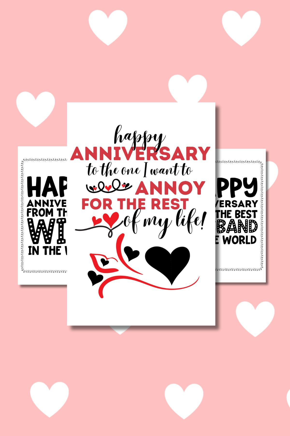 Funny Anniversary Card Printable, Funny Anniversary Cards Instant intended for Free Printable Anniversary Cards For My Wife