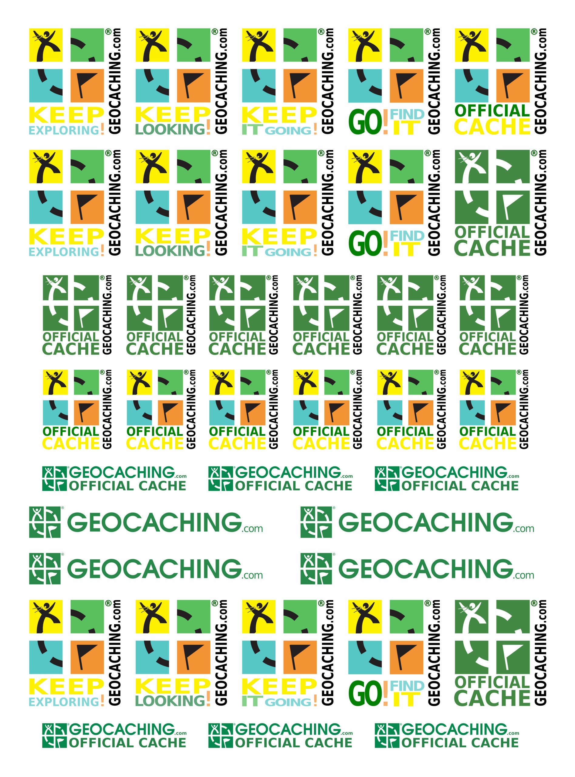 Geocaching Stickers Template (Vector Image In The Comments) : R regarding Geocache Label Free Printable
