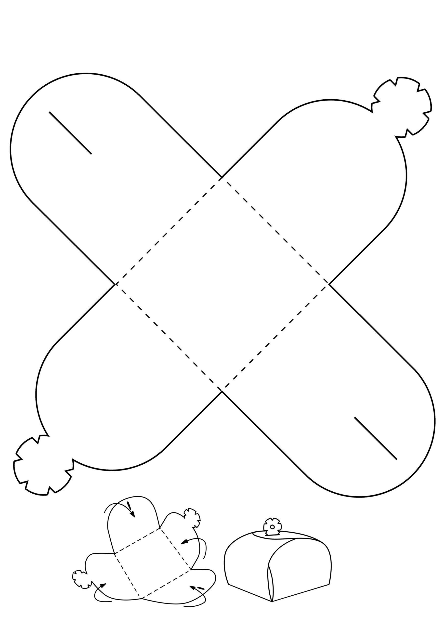 Gift Box Templates For Preschool. Teachersmag with Gift Box Templates Free Printable