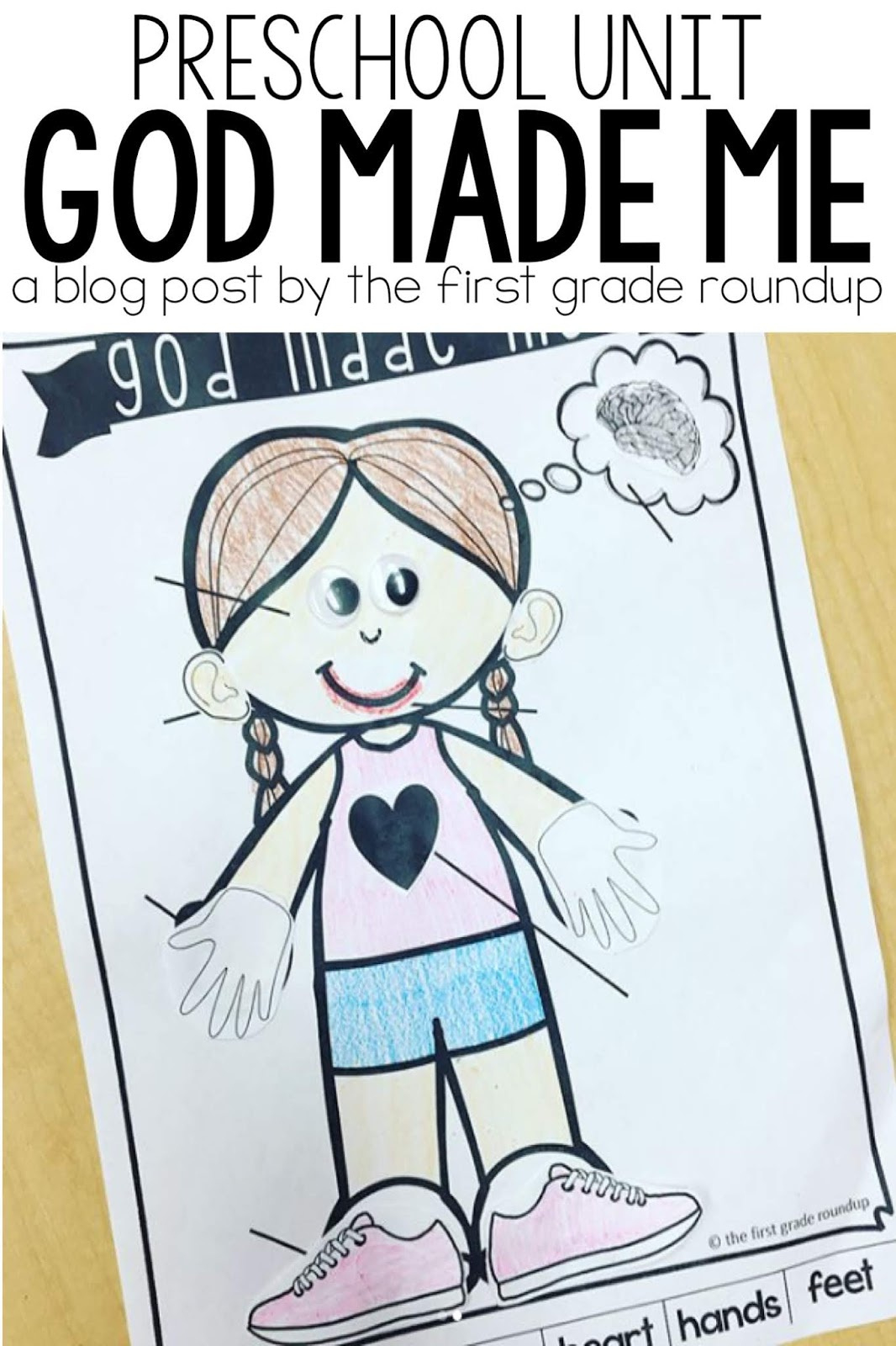 God Made Me Preschool Unit - The First Grade Roundup in God Made Me Free Printable
