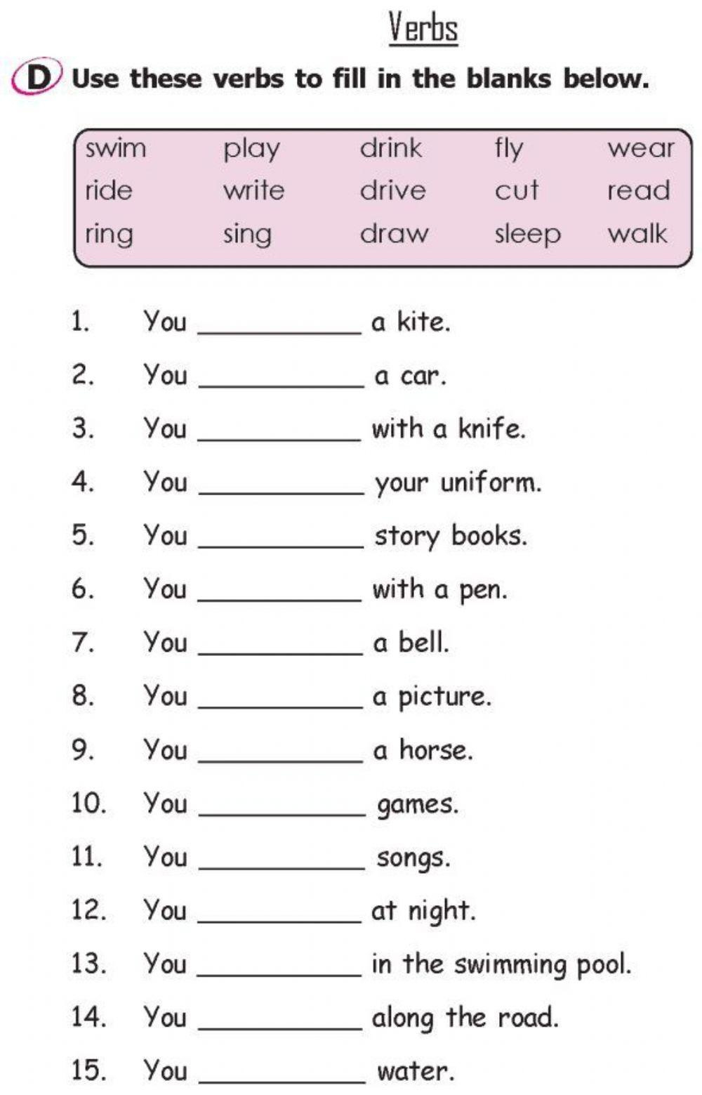 Grammar 2Nd Grade Worksheet | Live Worksheets - Worksheets Library with Free Printable Grammar Worksheets For 2Nd Grade