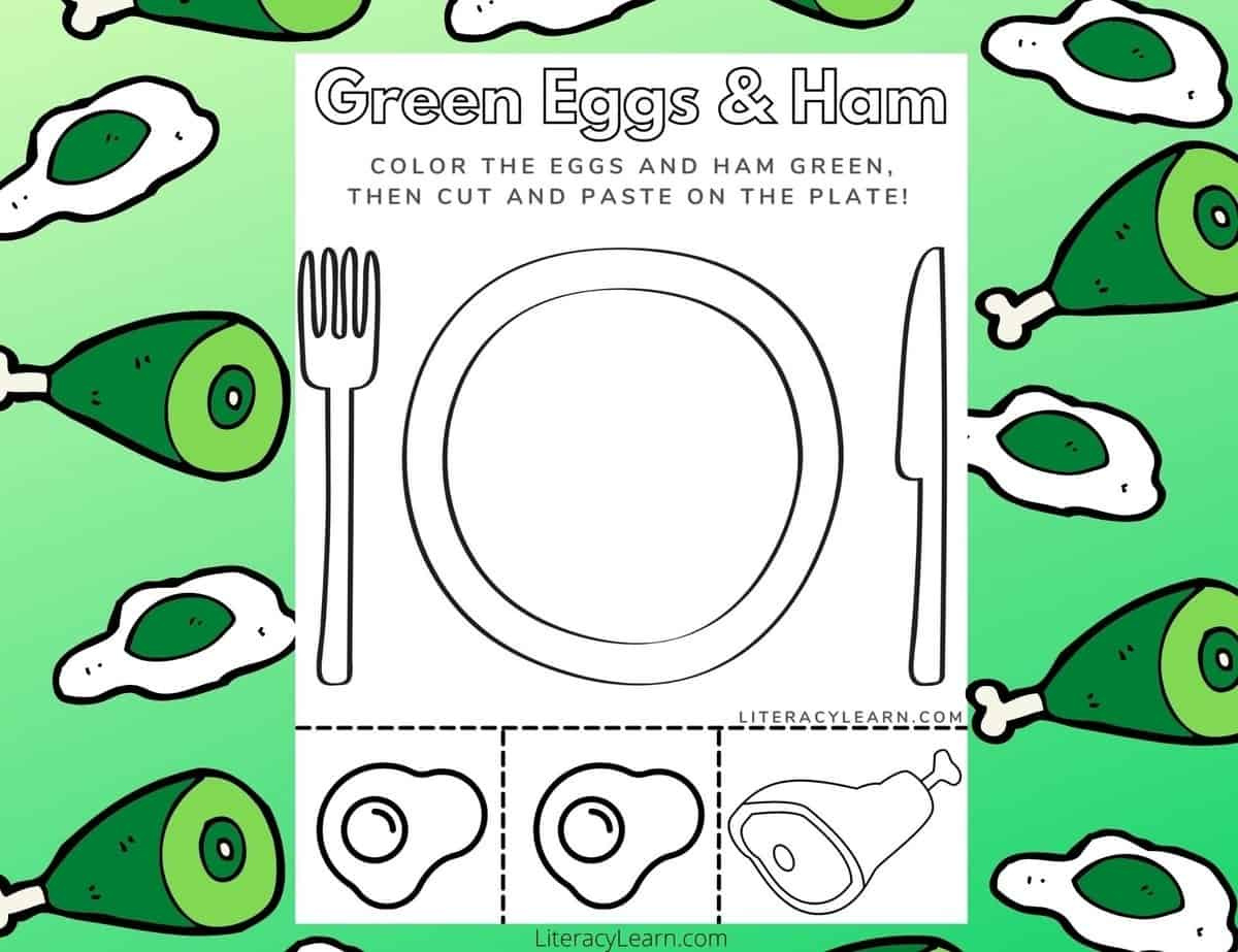 Green Eggs & Ham Printable Worksheet - Literacy Learn pertaining to Green Eggs And Ham Free Printables