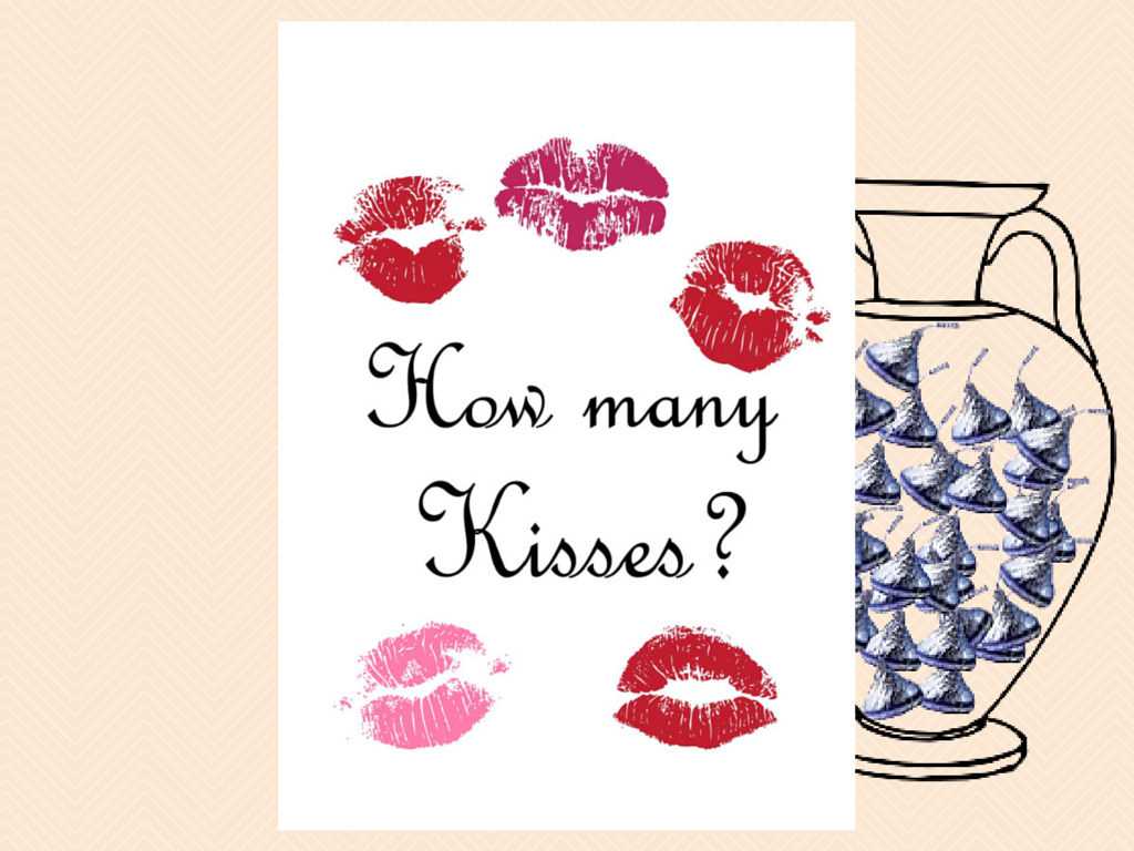 Guess How Many Kisses There Are In A Jar - Magical Printable pertaining to How Many Kisses Game Free Printable