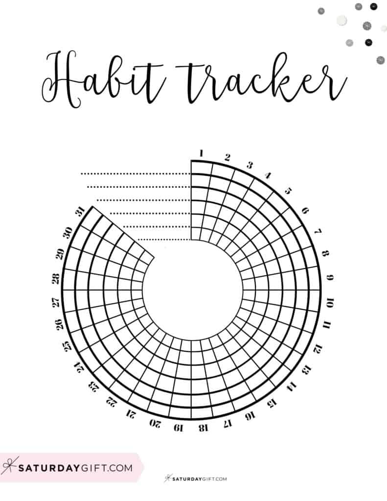 Habit Tracker Printable - 43 Cute & Free Printable Habit Trackers pertaining to Free Printable Habit Tracker