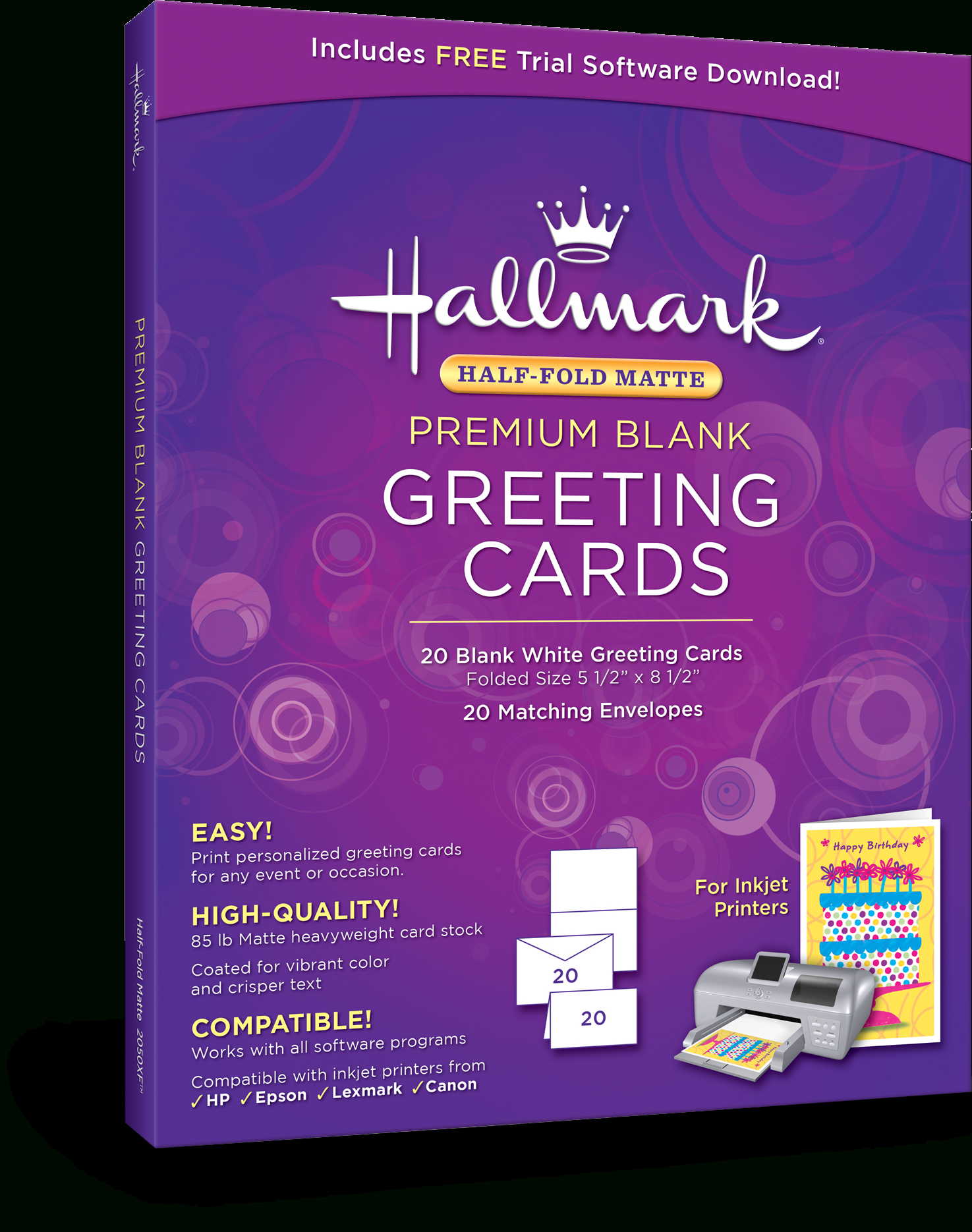 Hallmark Premium Blank Greeting Cards | Greeting Card Software in Free Printable Greeting Cards Hallmark
