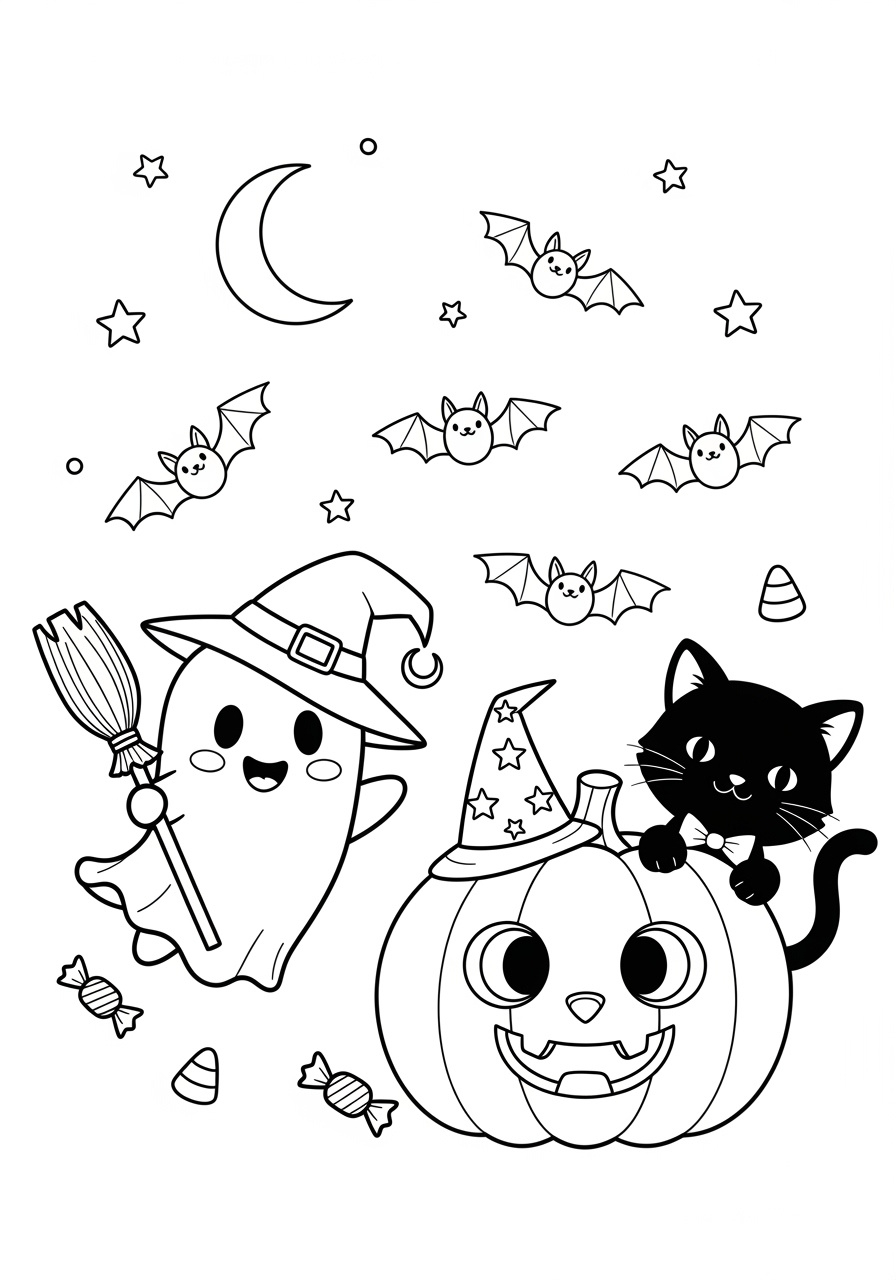 Halloween Coloring Page For 2 Year Olds - Free Printable within Free Printable Coloring Pages For 2 Year Olds