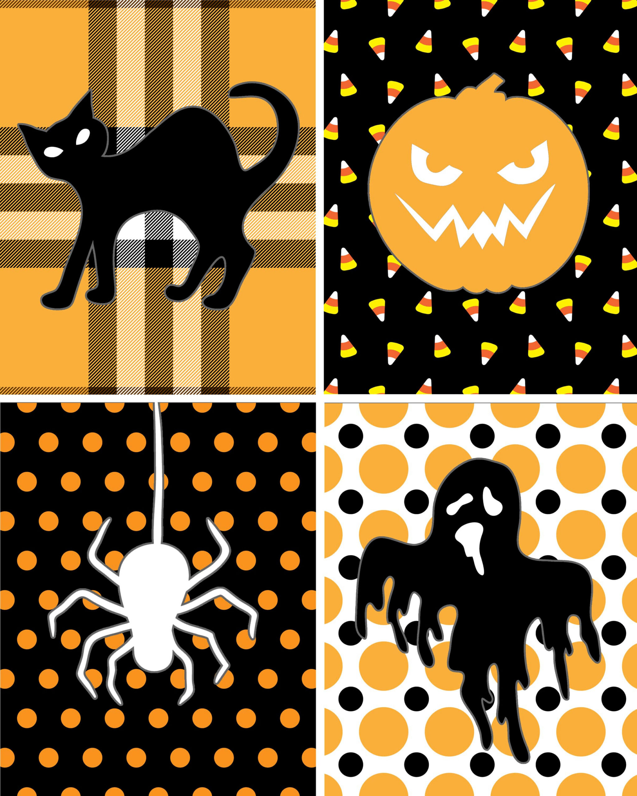 Halloween Silhouette Free Printables - How To Nest For Less™ inside Free Halloween Silhouette Printables
