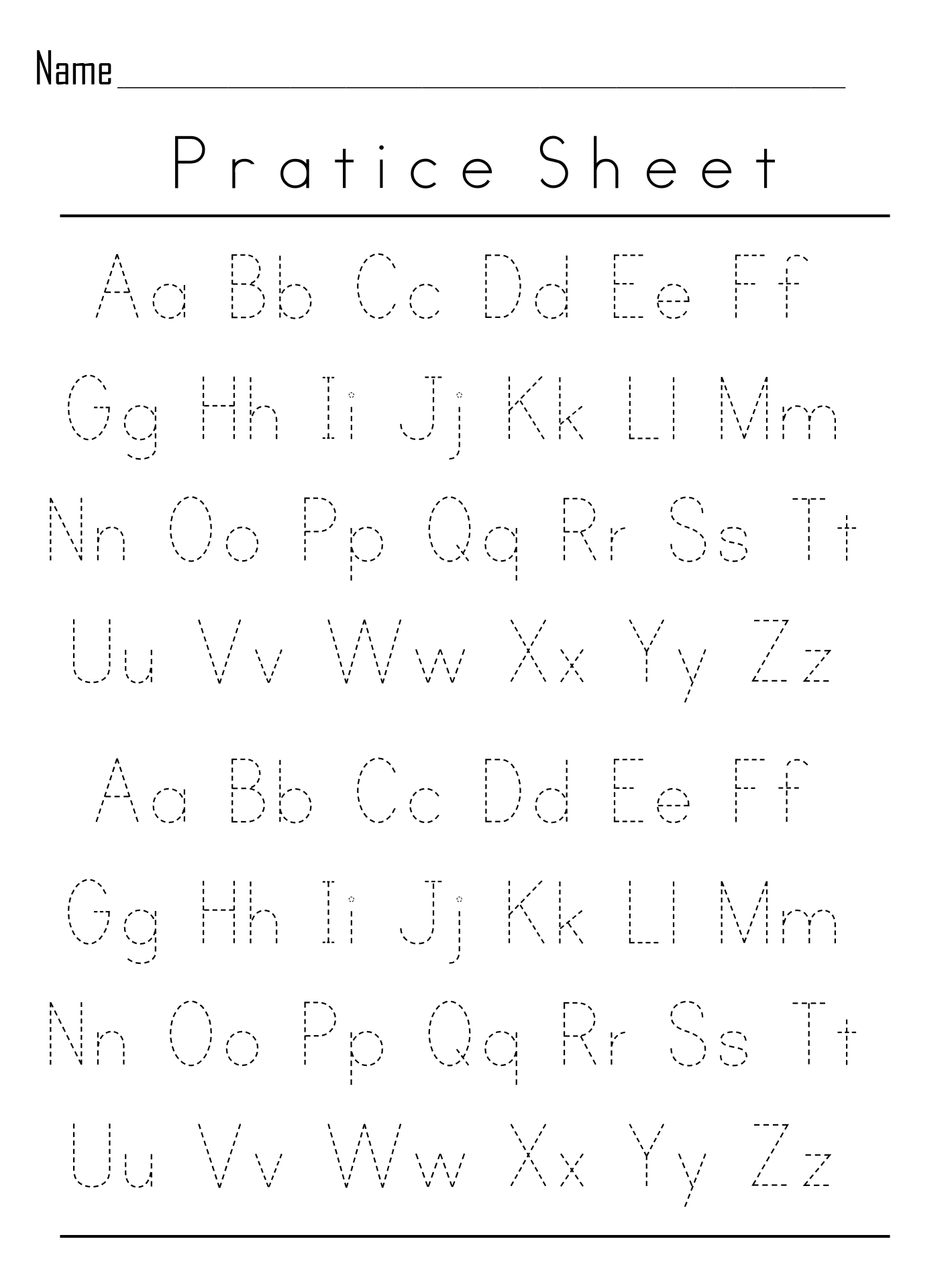 Handwriting Kindergarten Worksheets - 10 Free Pdf Printables inside Free Printable Handwriting Sheets For Kindergarten