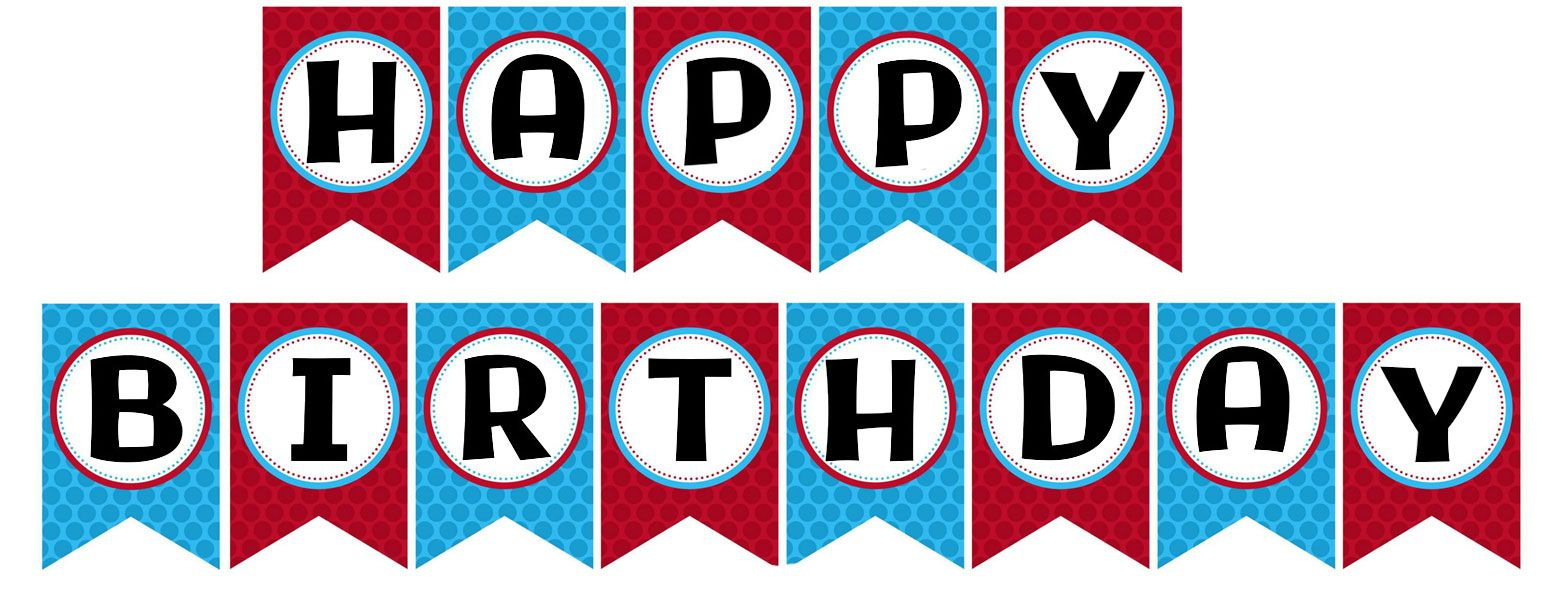 Happy Birthday Banner - 10 Free Pdf Printables | Printablee in Free Printable Happy Birthday Banner Templates