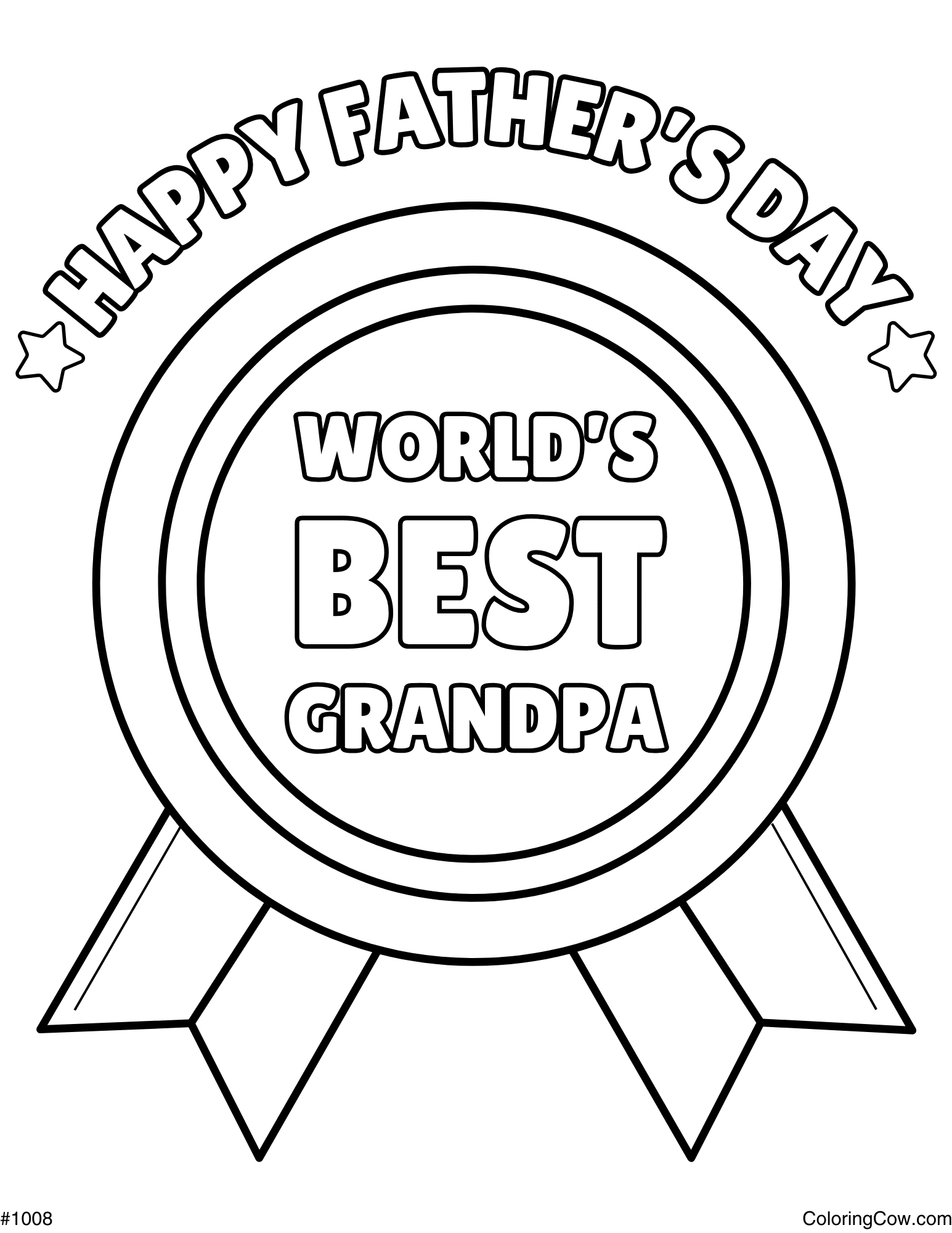 Happy Father'S Day Grandpa Coloring Page within Free Printable Fathers Day Coloring Pages For Grandpa