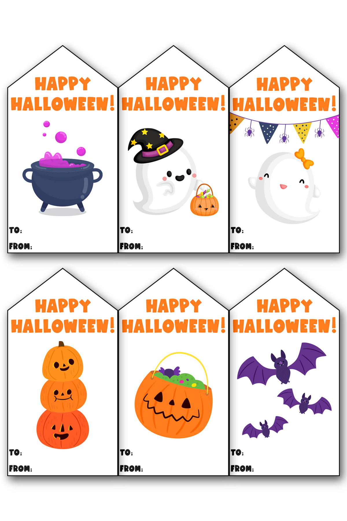 Happy-Halloween-Printable-Tags-Example-01 - Mom Envy with Free Printable Halloween Tags