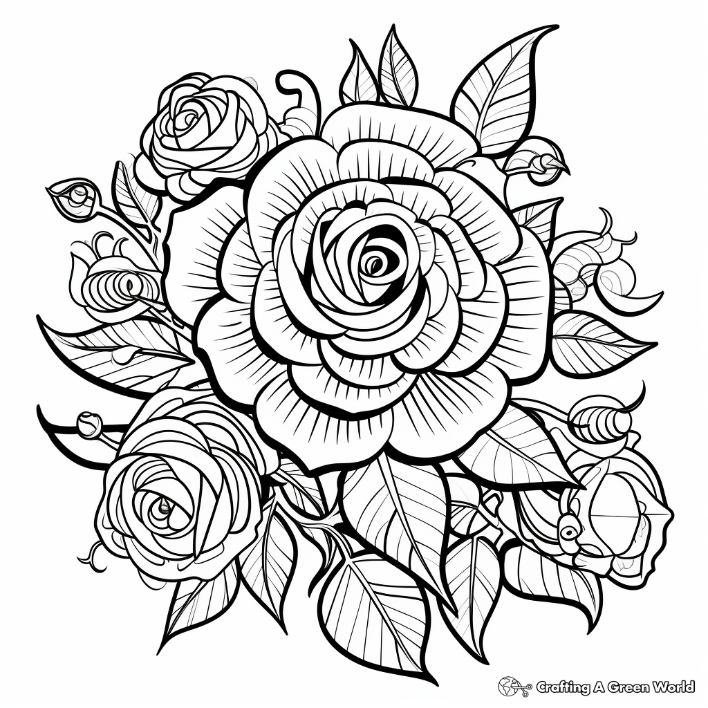 Hard Coloring Pages Of Flowers - Free &Amp; Printable with regard to Free Printable Hard Coloring Pages For Adults