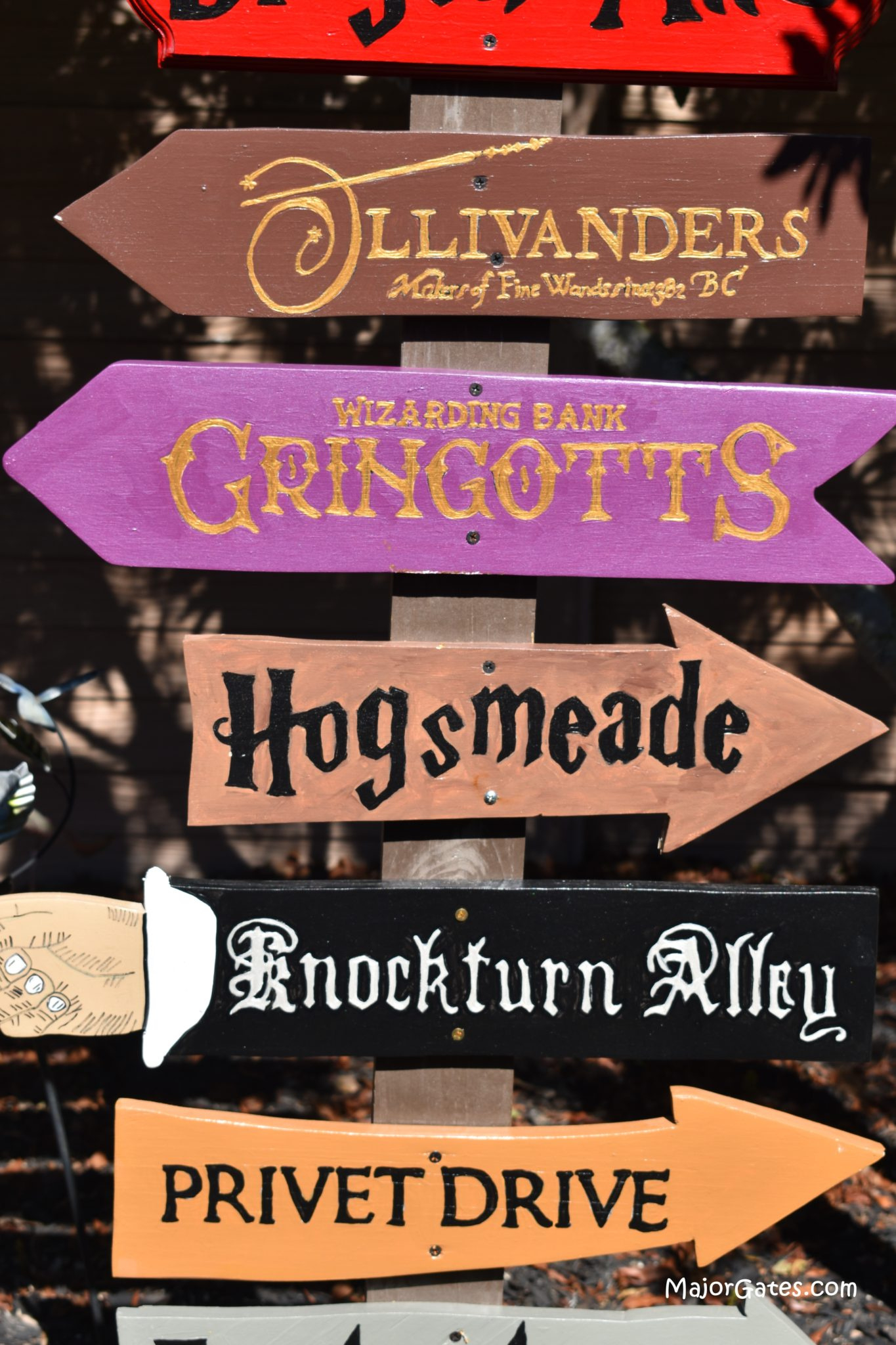Harry Potter Directional Sign · Major Gates for Free Harry Potter Printable Signs