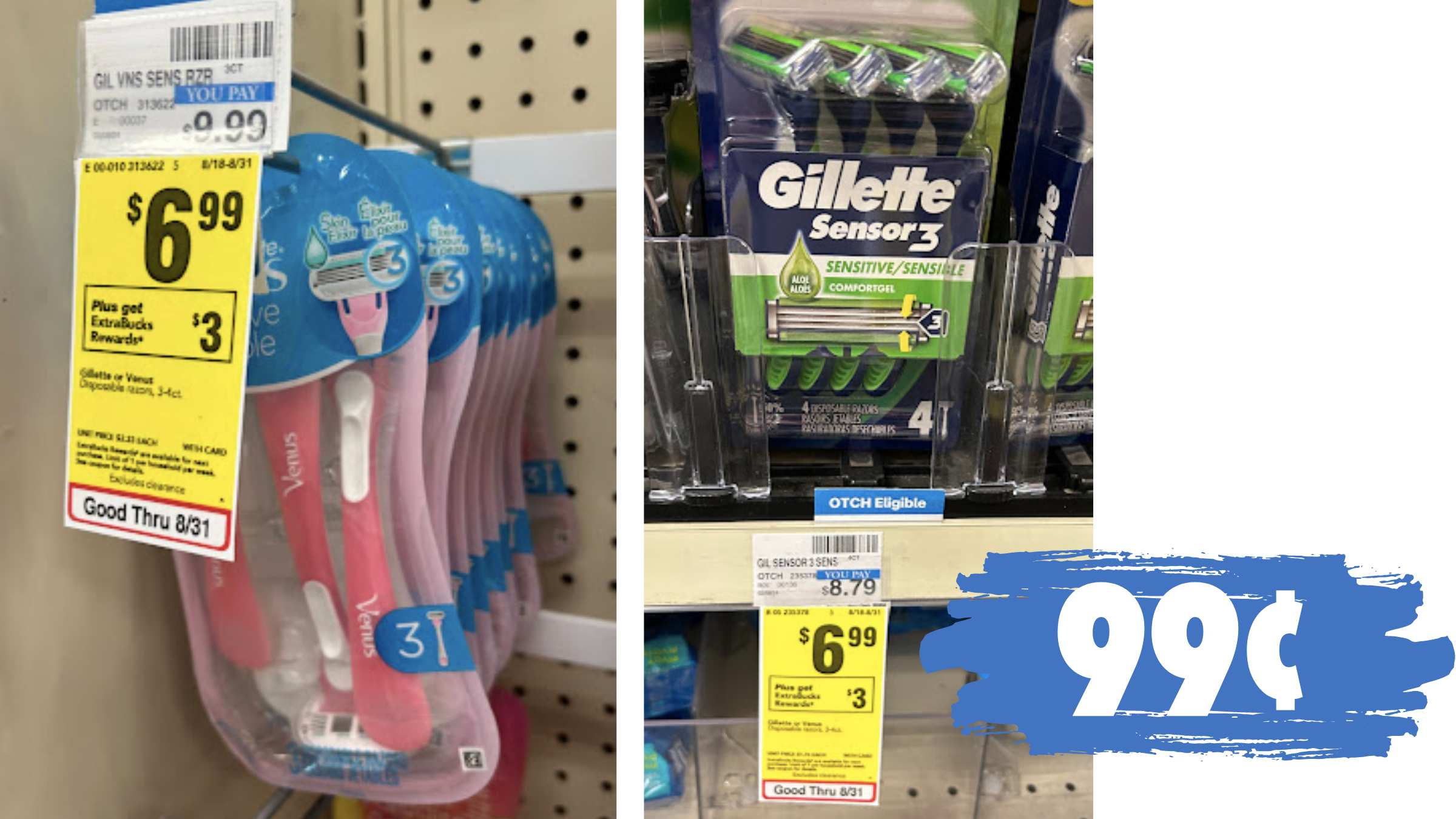 Head To Cvs For 99ยข Venus &Amp; Gillette Disposable Razors throughout Free Printable Gillette Coupons