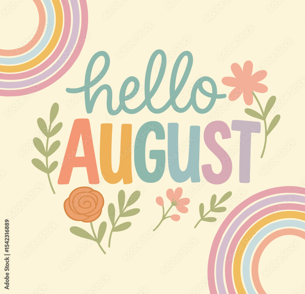 Hello August Images – Browse 11,308 Stock Photos, Vectors, And intended for Free Printable Clipart For August