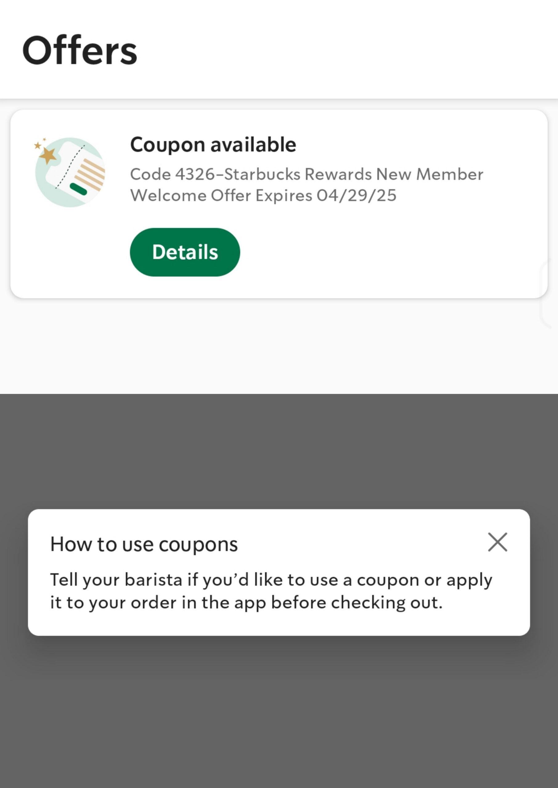 Help: What Is This Coupon For? My Daughter Is New To Rewards And I intended for Free Starbucks Coupon Printable
