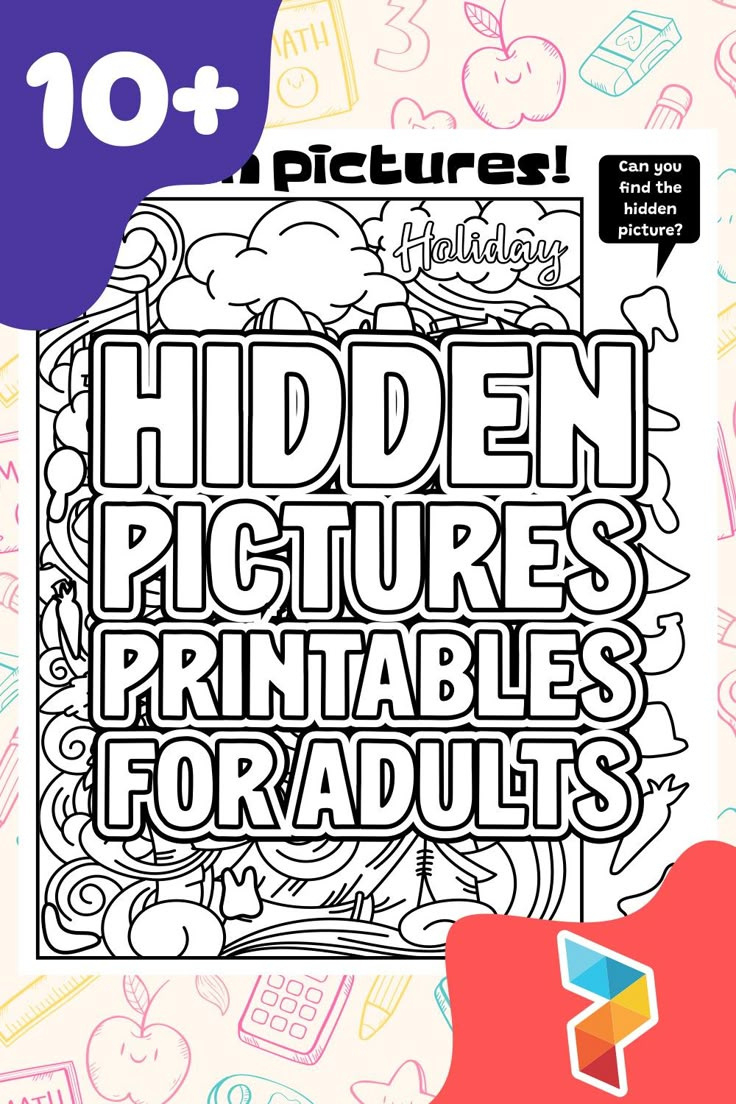 Hidden Pictures For Adults - 10 Free Pdf Printables | Printablee for Free Printable Hidden Pictures For Adults Pdf