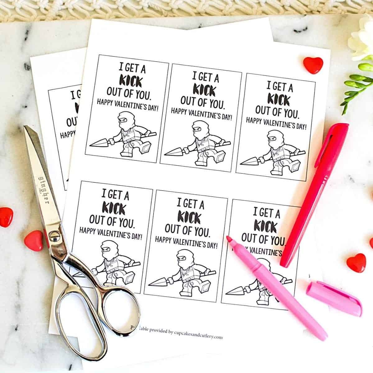 Homemade Printable Ninjago Valentines For Your Kids To Pass Out within Free Printable Ninjago Valentine Cards
