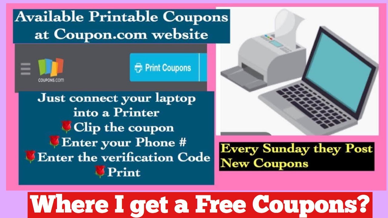 How To Get A Free Coupons | How To Print A Printable Coupons: Step for Free Printable Coupons Without Coupon Printer