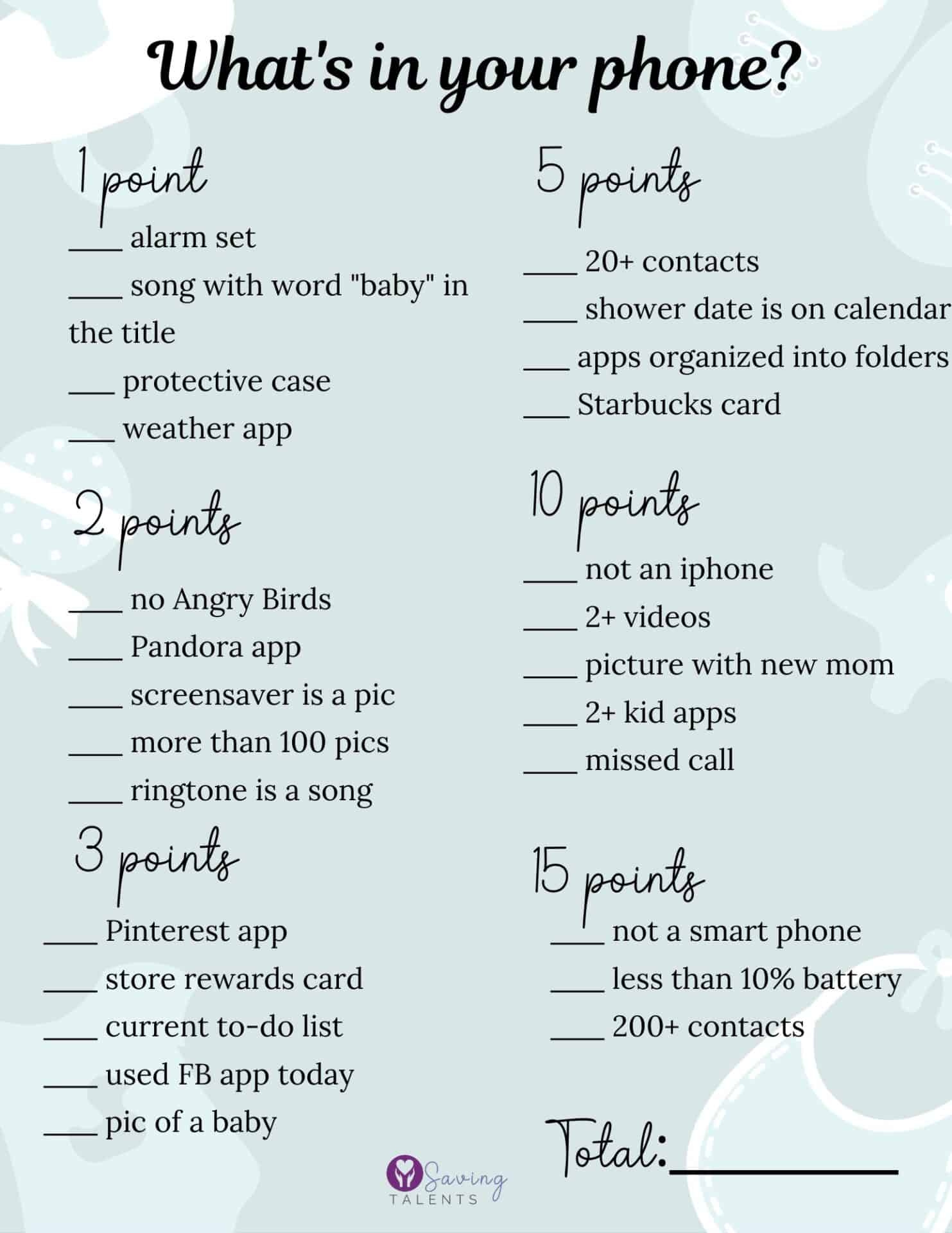 How To Host A Virtual Baby Shower (With Free Printable Games) in Free Printable Online Baby Shower Games