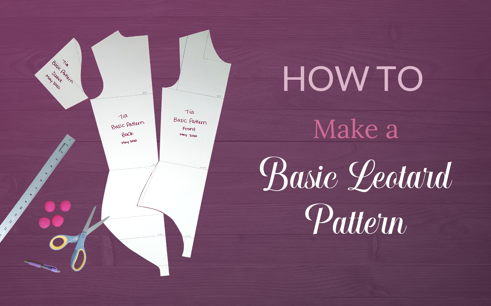 How To Make A Basic Leotard Pattern - Tia'S Leos regarding Free Printable Leotard Pattern