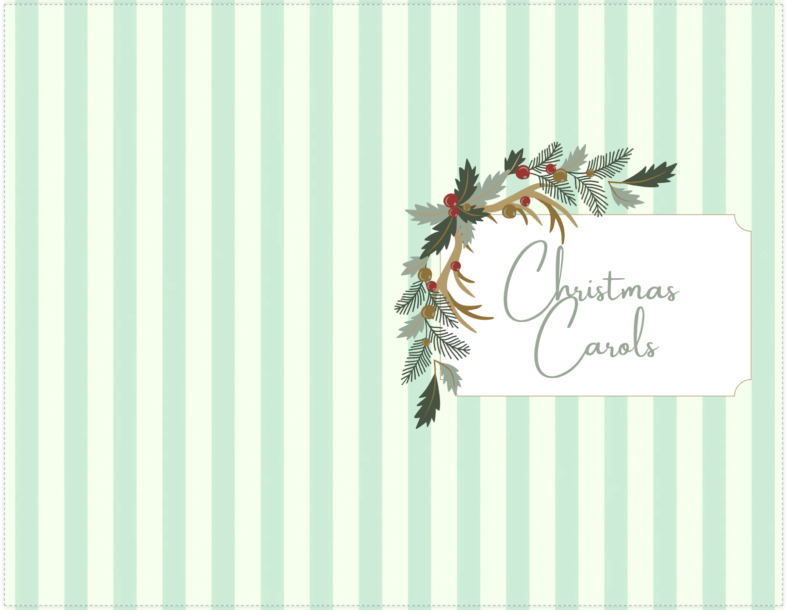 How To Make A Free Caroling Booklet With A Christmas Carols Pdf - regarding Free Printable Christmas Carols Booklet