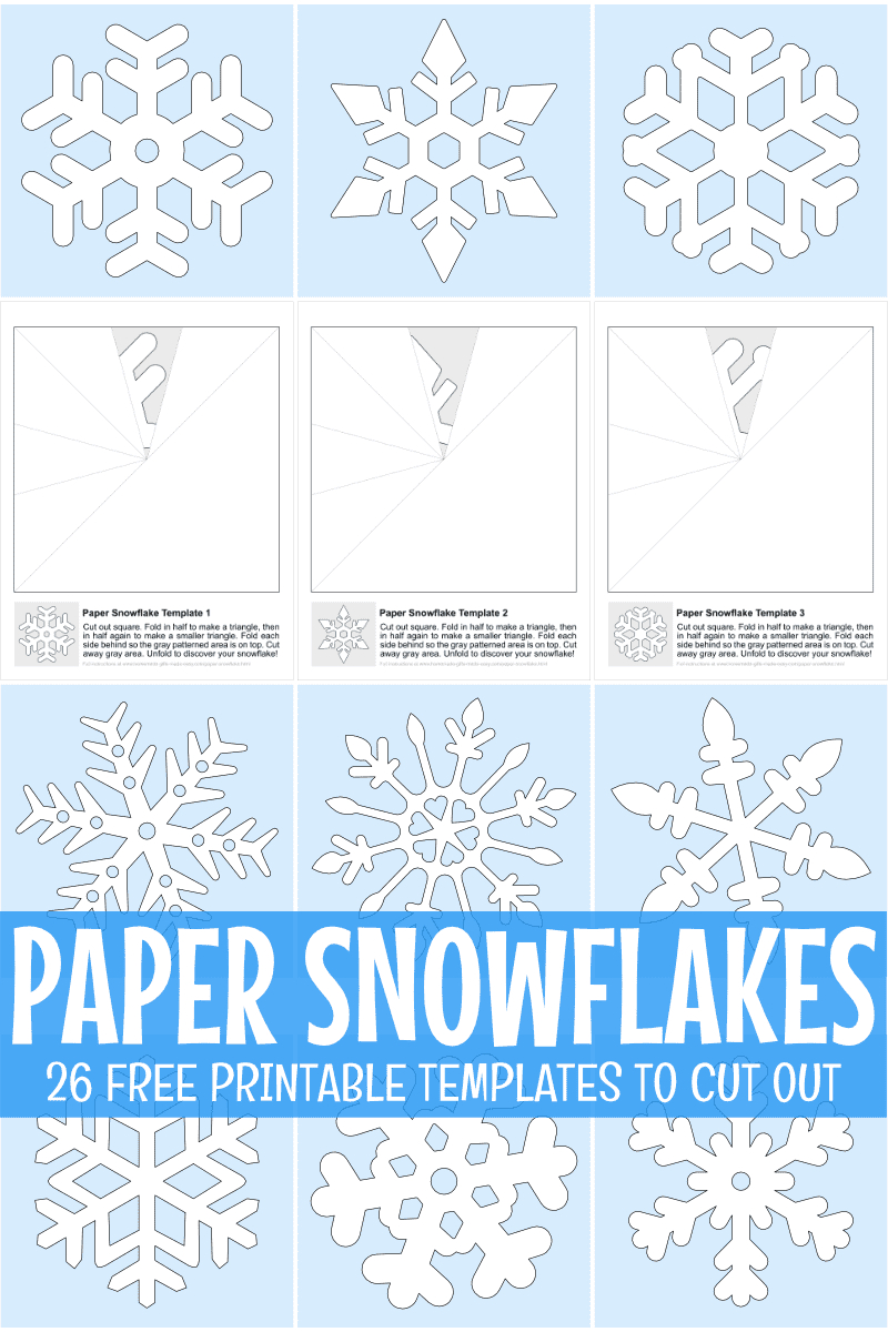 How To Make Paper Snowflakes + Free Printable Patterns regarding Free Printable Snowflake Patterns