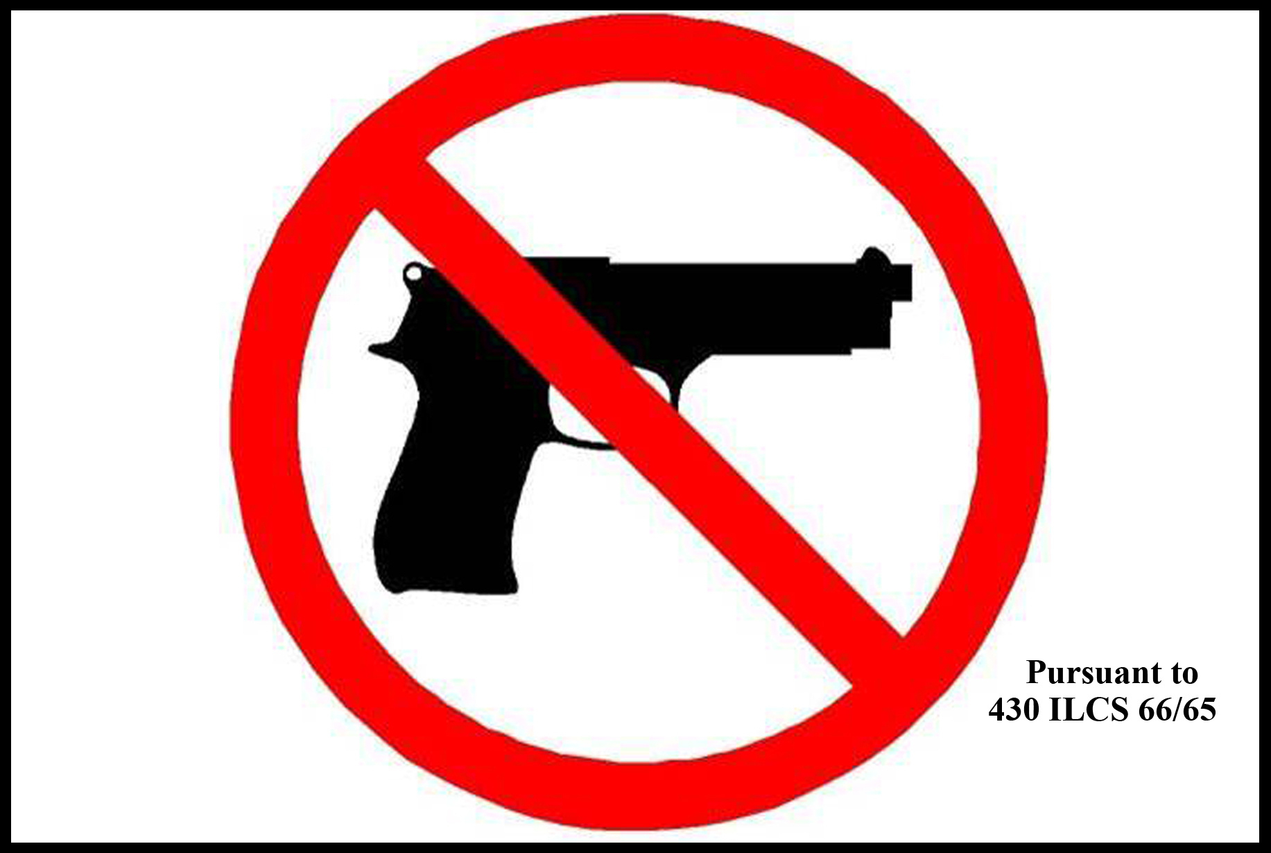 Il Firearm Applicant Portal throughout Free Printable No Guns Allowed Sign