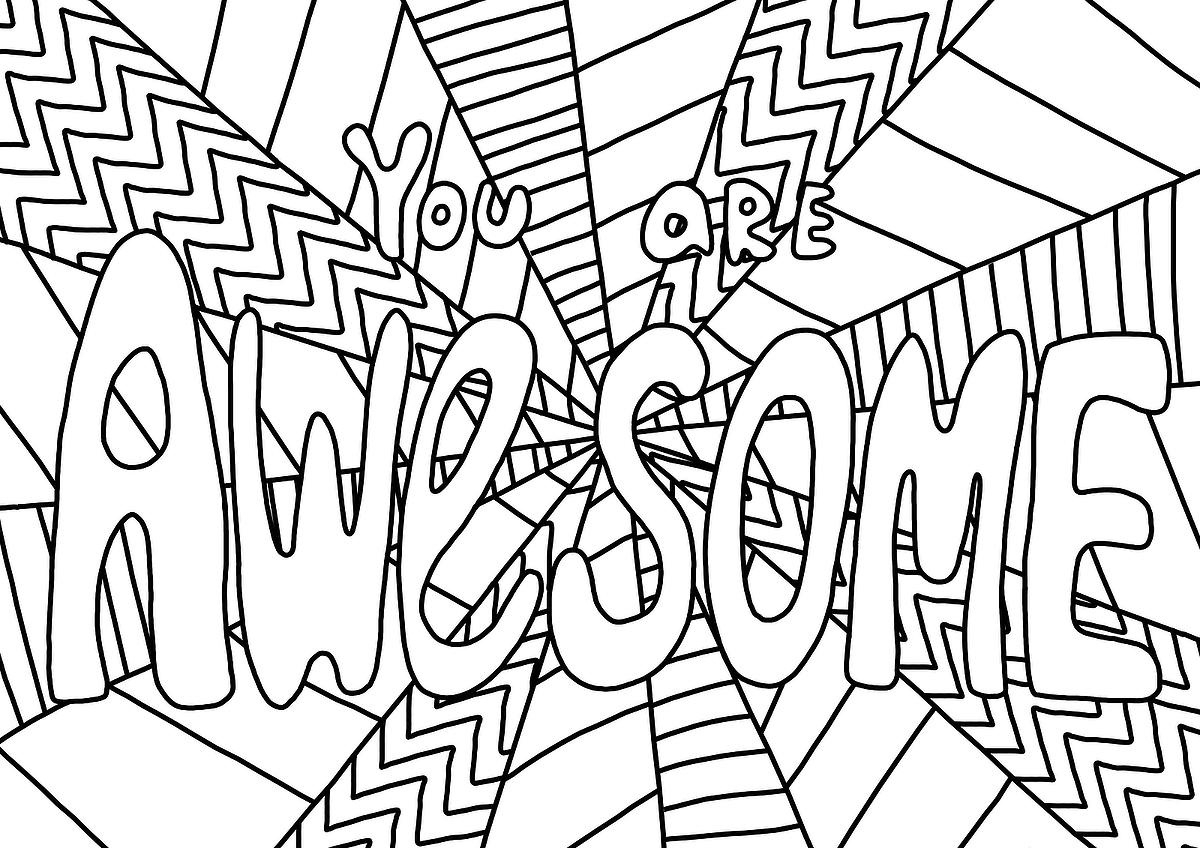 Inspirational Coloring Pages: Free Printable Mindfulness Coloring inside Free Printable Pictures To Color