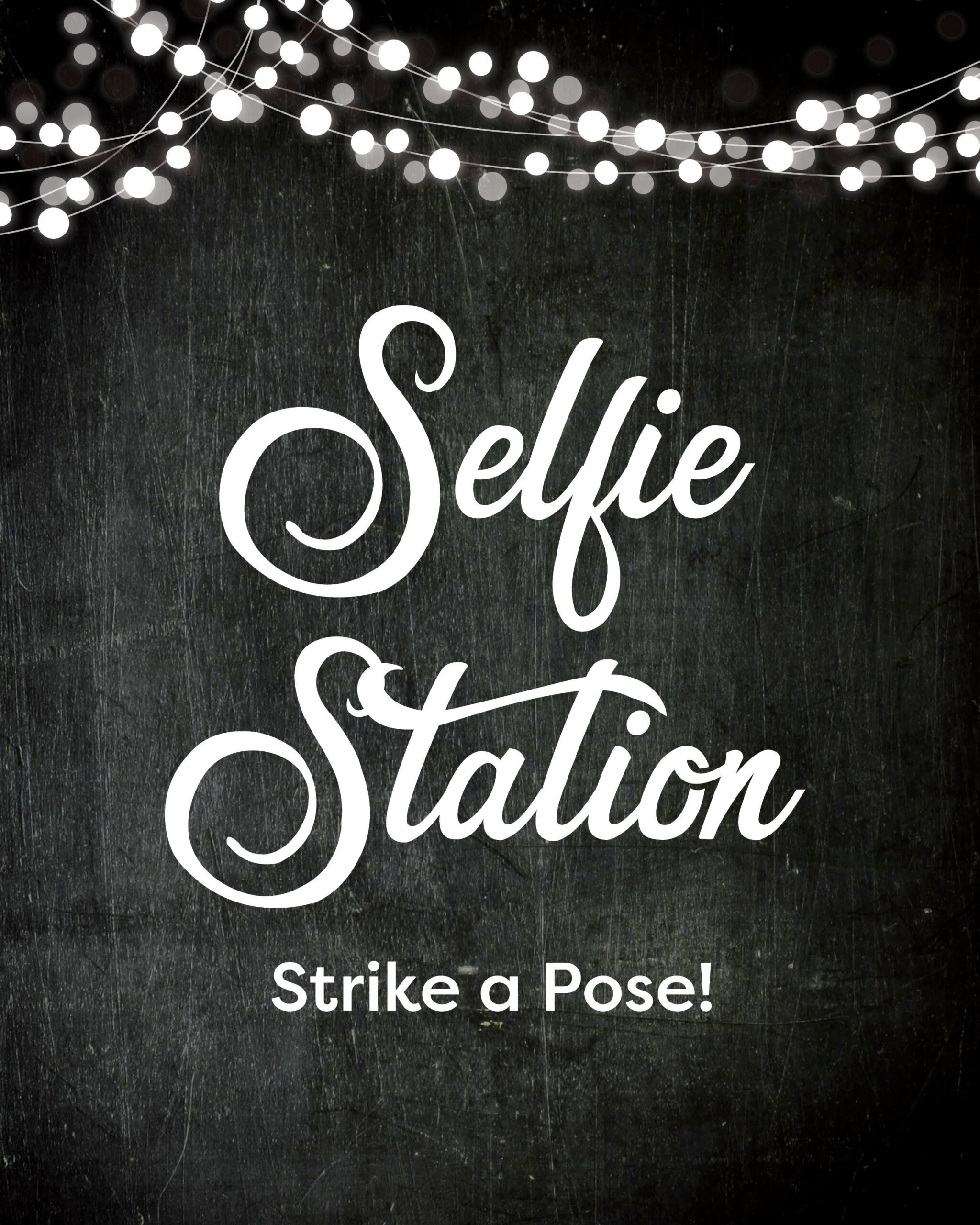 Instant Download Printable Selfie Station Party Sign - Etsy Uk with Selfie Station Free Printable