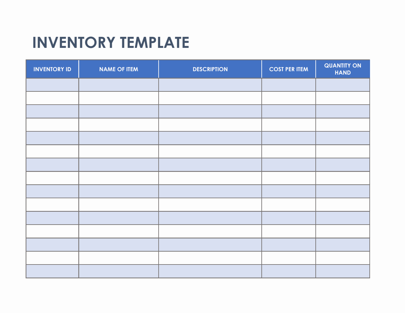 Inventory Templates - Worksheets Library within Free Printable Inventory Sheets