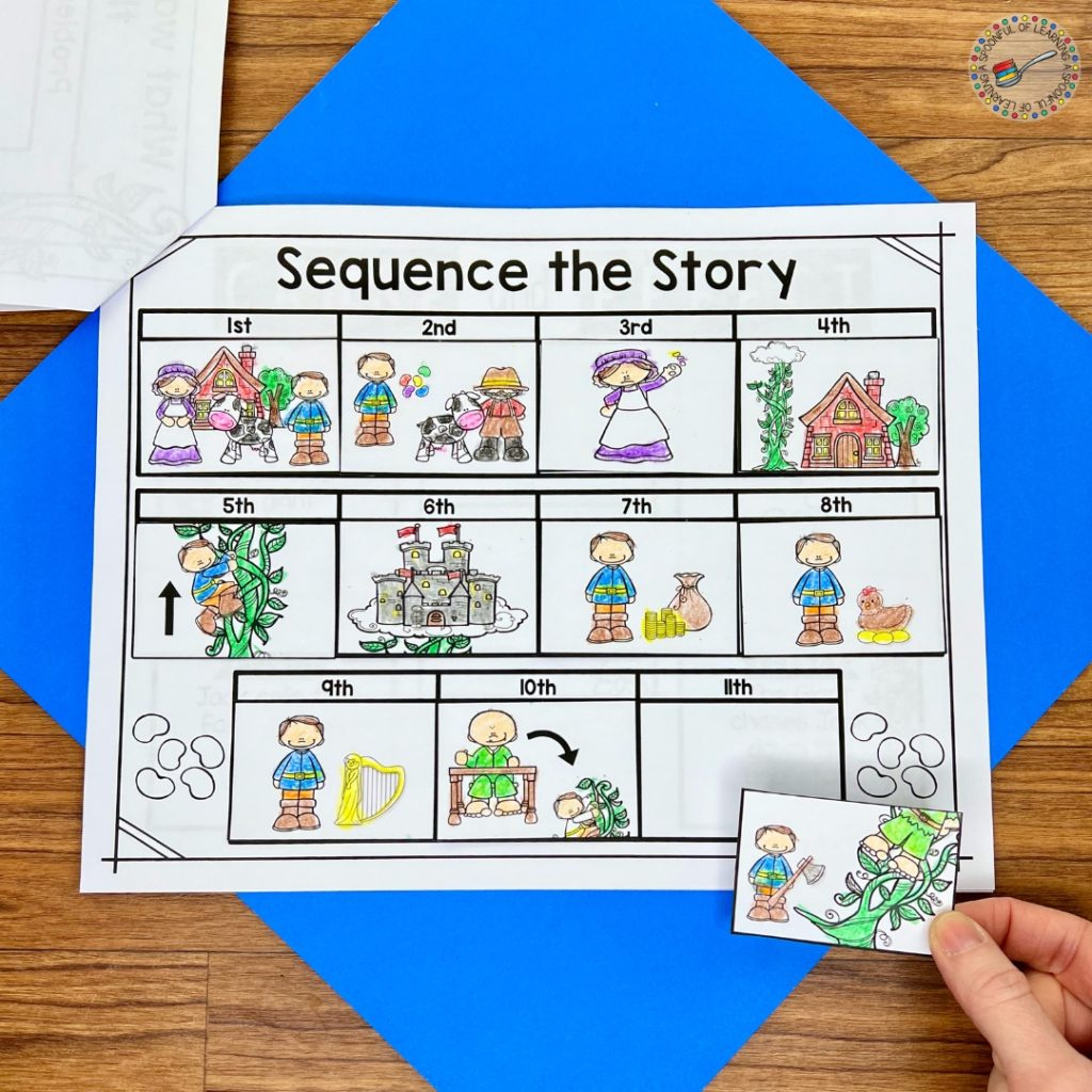 Jack And The Beanstalk Activities For Kindergarten - A Spoonful Of regarding Jack And The Beanstalk Free Printable Activities