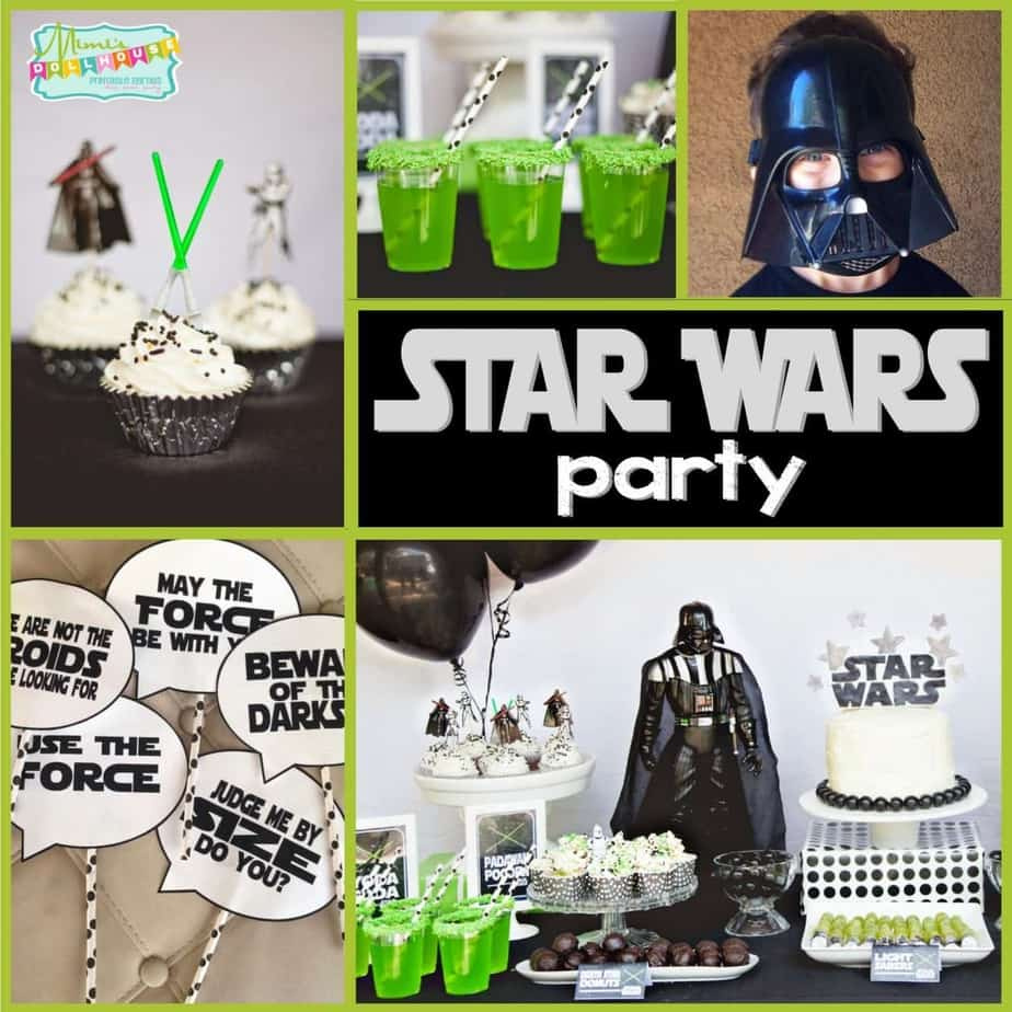Jedi Training Star Wars Party + Free Printables - Mimi&amp;#039;S Dollhouse in Free Star Wars Party Printables