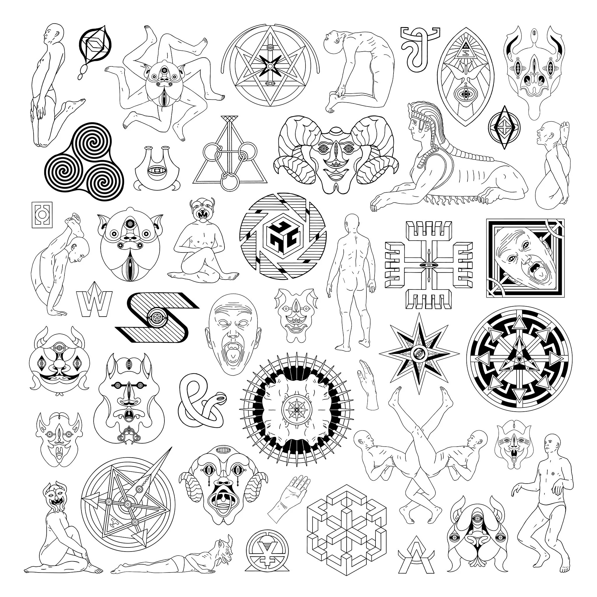 Jess Johnson - Tattoo Flash Sheet regarding Free Printable Tattoo Flash