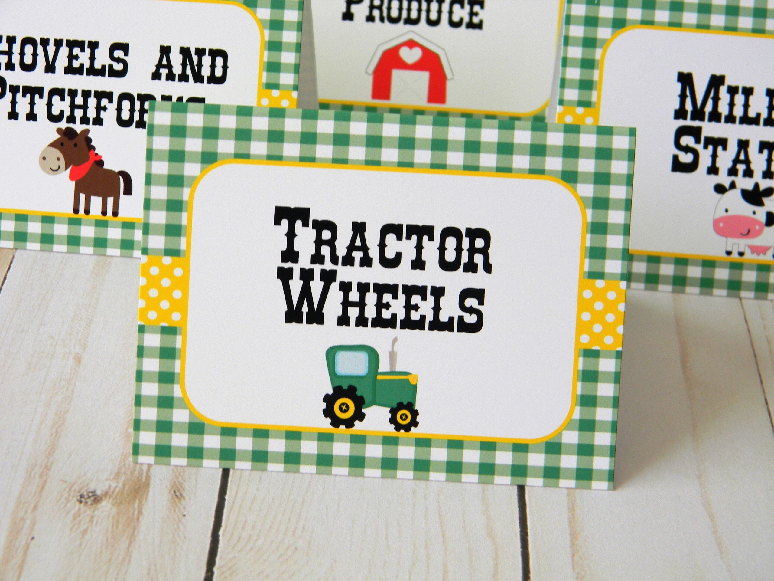 John Deere Tractor Party Free Printable - Shop On Pinterest within Free Printable John Deere Food Labels