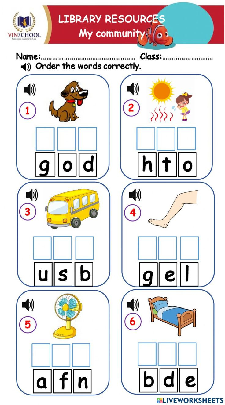 Jolly Phonics Group 3 Order Worksheet for Jolly Phonics Worksheets Free Printable