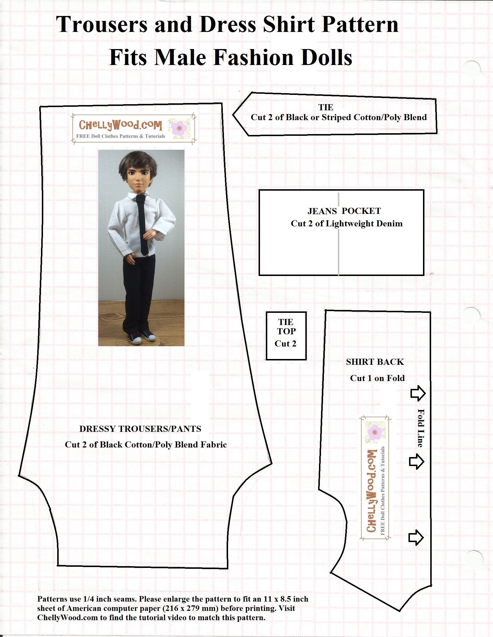 Ken Clothes Patterns 2025 | Www.kenyalogy within Ken Clothes Patterns Free Printable