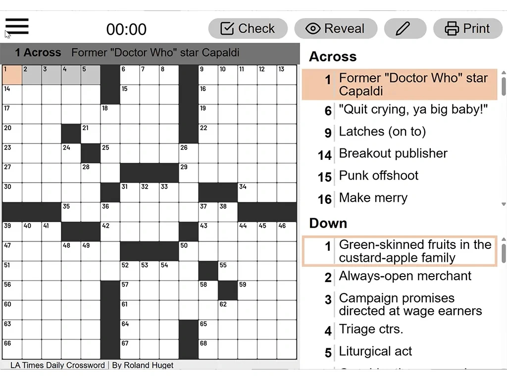 La Times Daily Crossword | Free Online On Arkadium throughout La Times Free Printable Crosswords