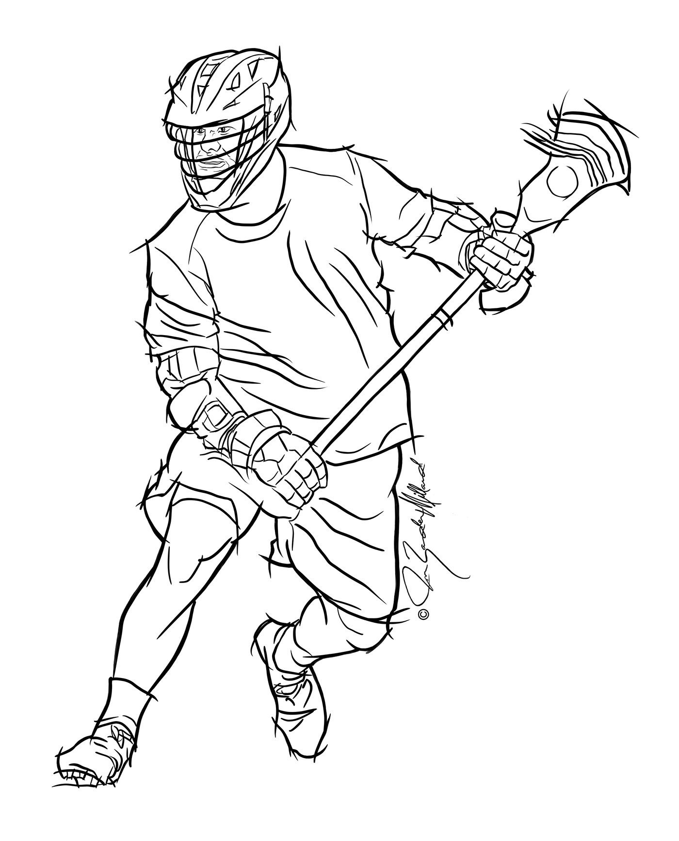 Lacrosse Coloring Pages Pdf Free Printable - Coloringfolder with regard to Free Printable Lacrosse Images