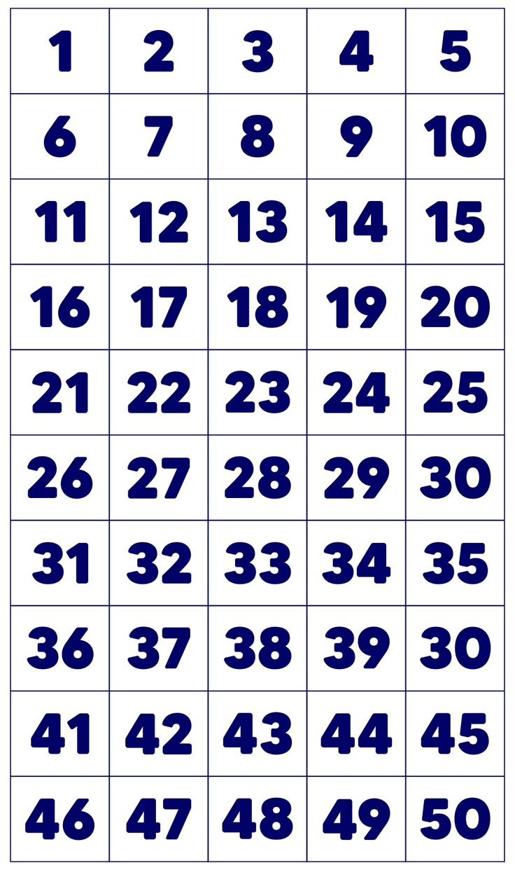 Large Number 11 - 10 Free Pdf Printables | Printablee with regard to Free Printable Numbers 1 50