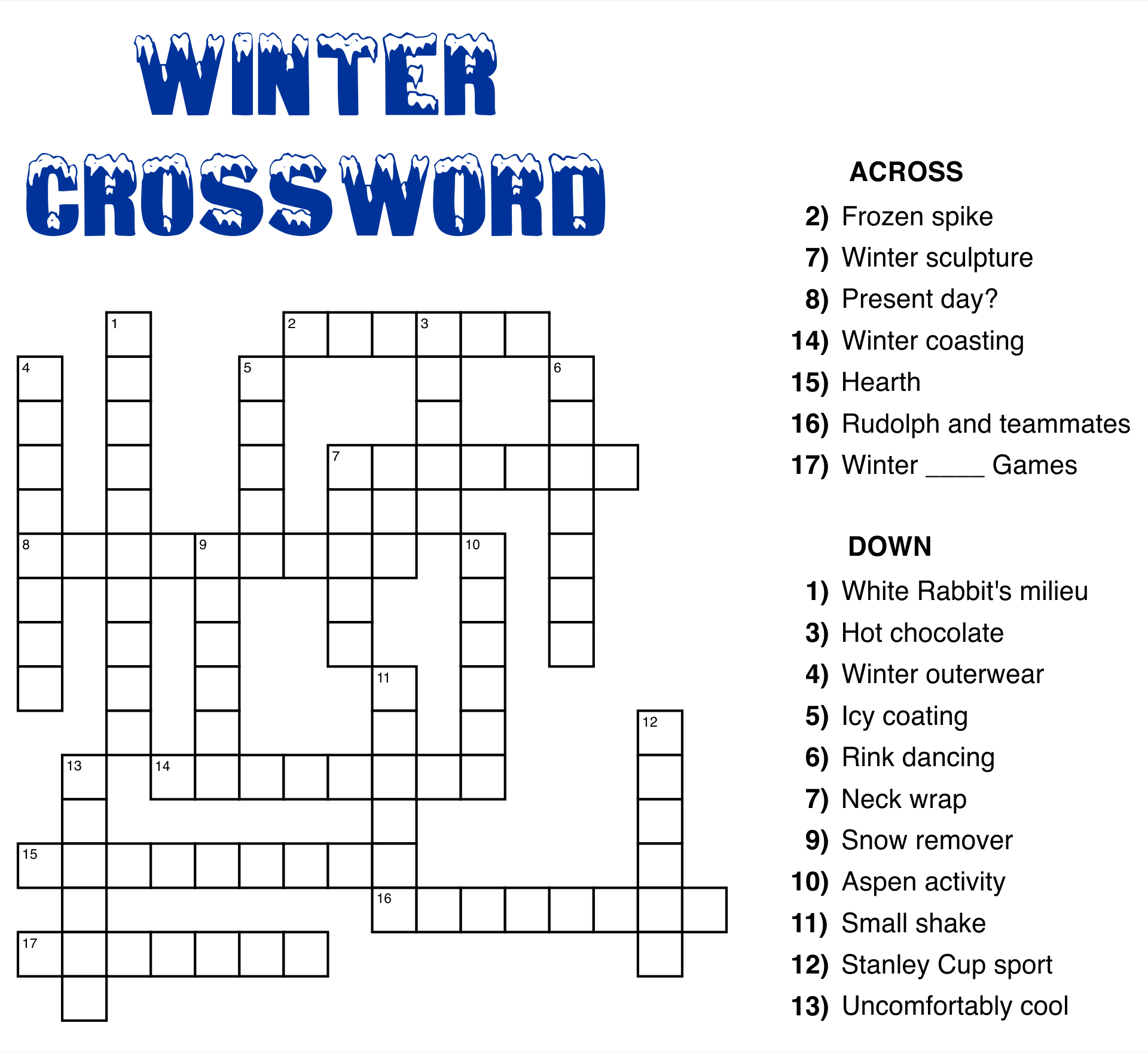 Large Print Easy Crossword Puzzles - 10 Free Pdf Printables pertaining to Free Easy Printable Crossword Puzzles For Adults