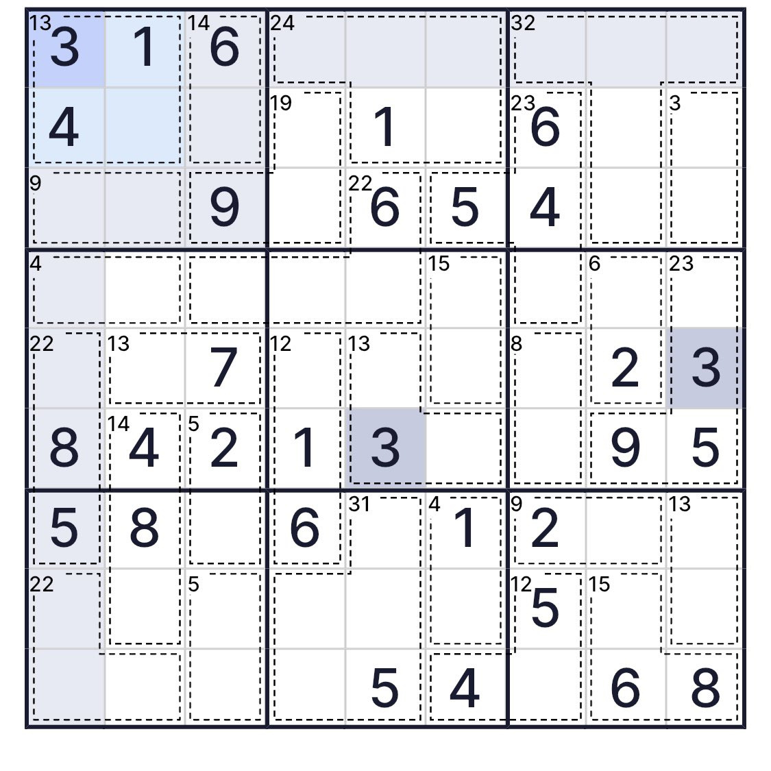 Large Print Easy Killer Sudoku: 100 Sumdoku Puzzles - Sudoku pertaining to Killer Sudoku Free Printable