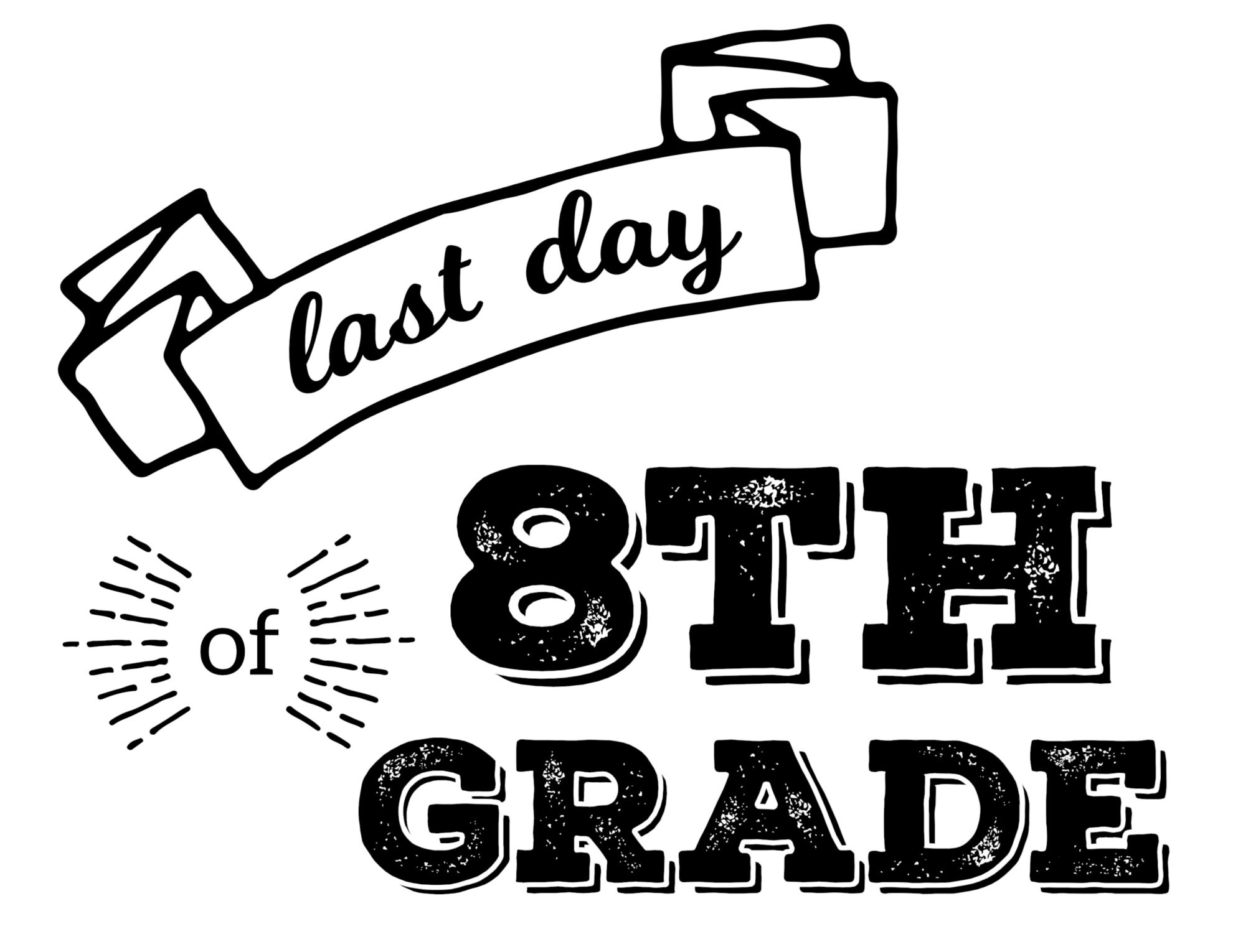 Last Day Of School Printable Signs - Paper Trail Design throughout Free Printable Last Day Of School Signs 2017 2018