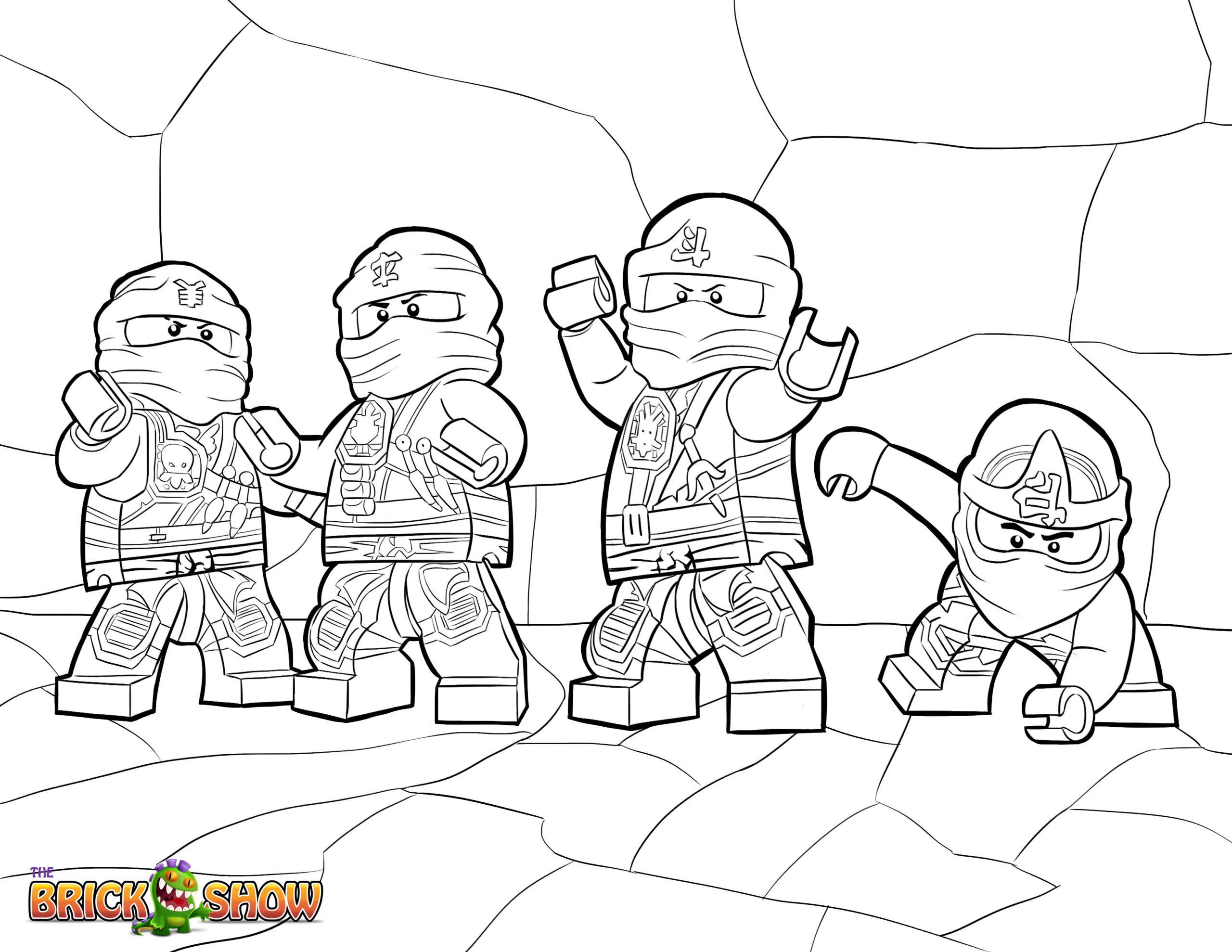Lego Ninjago Tournament Of Elements Coloring Pages intended for Free Ninjago Printables