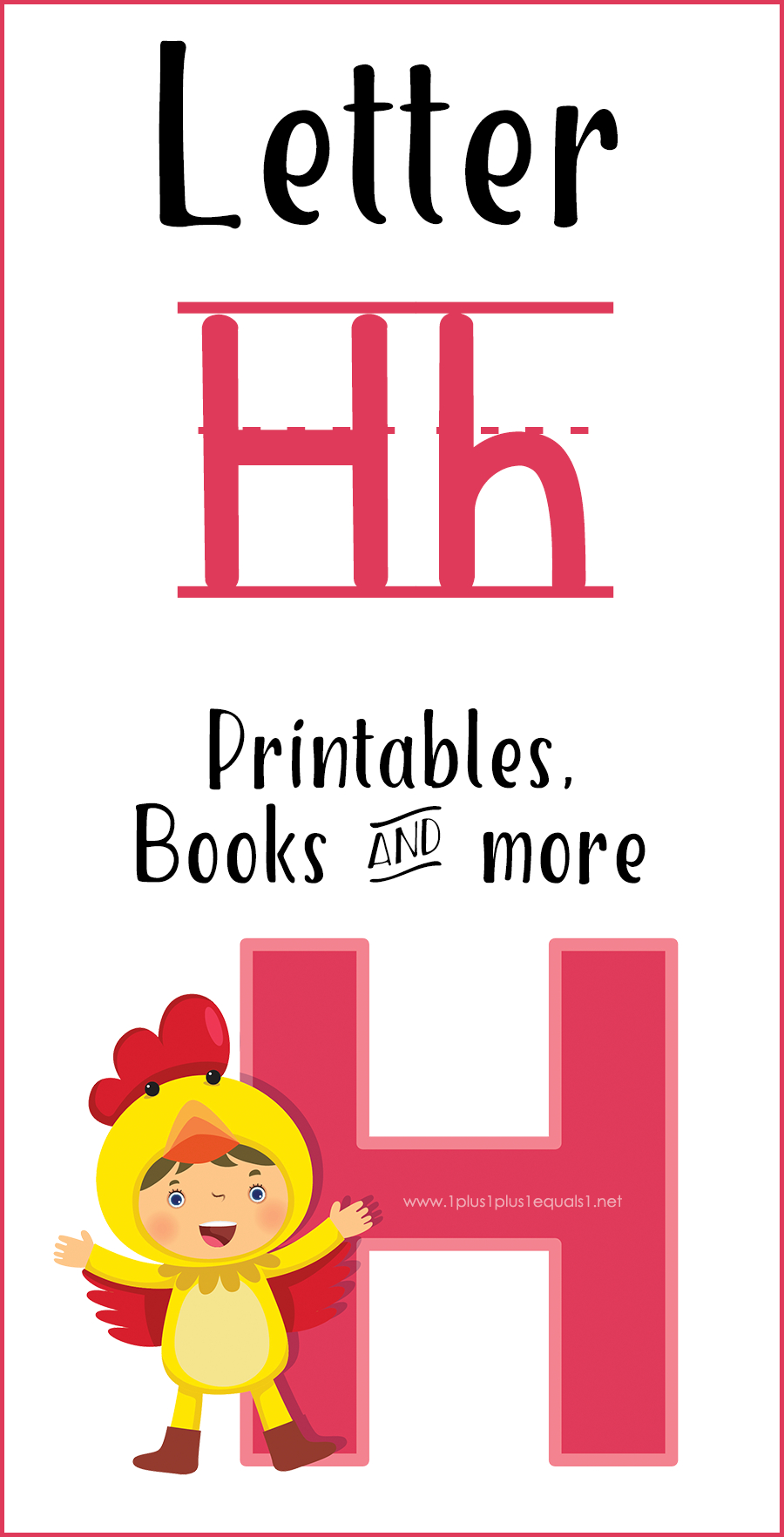 Letter H Printables, Books, And More - 1+1+1=1 for Free Printable Level H Books