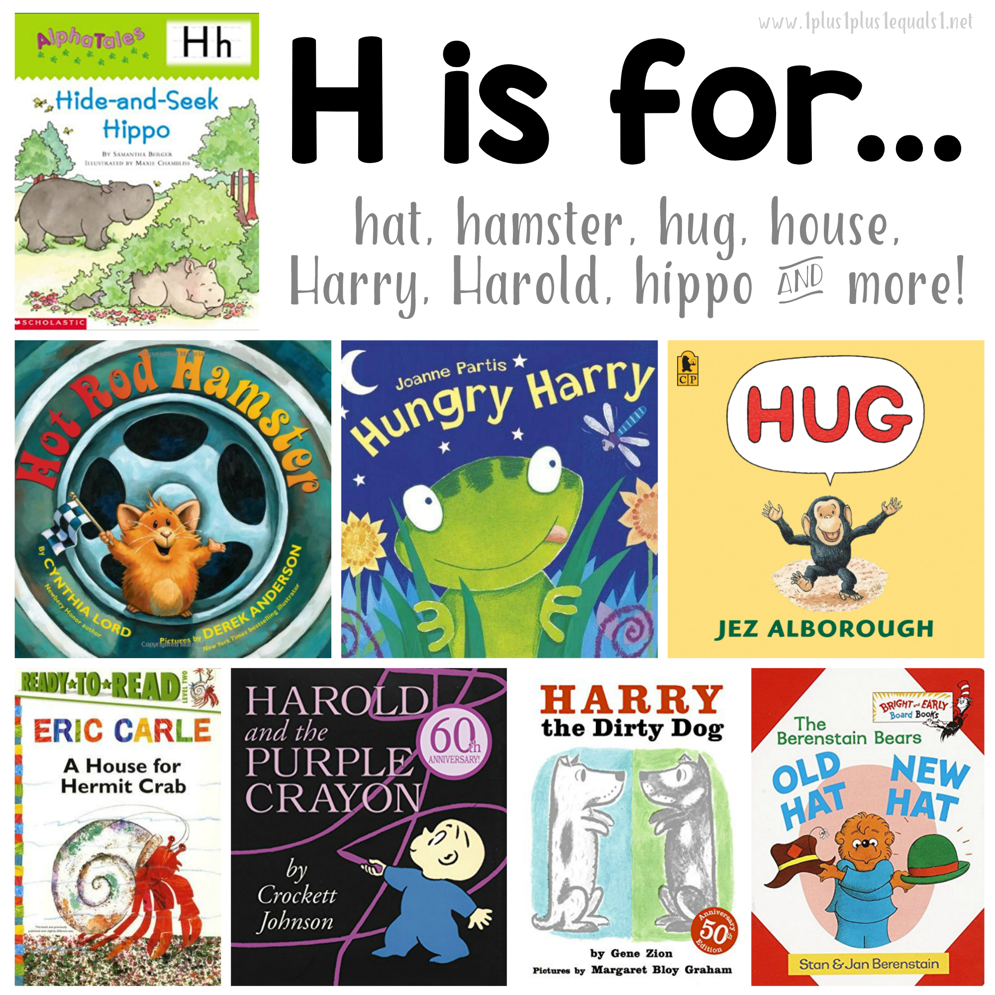 Letter H Printables, Books, And More - 1+1+1=1 with regard to Free Printable Level H Books