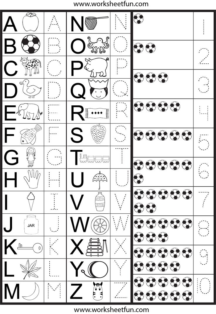 Letters And Numbers Tracing Worksheet / Free Printable Worksheets in Free Printable Tracing Letters And Numbers Worksheets