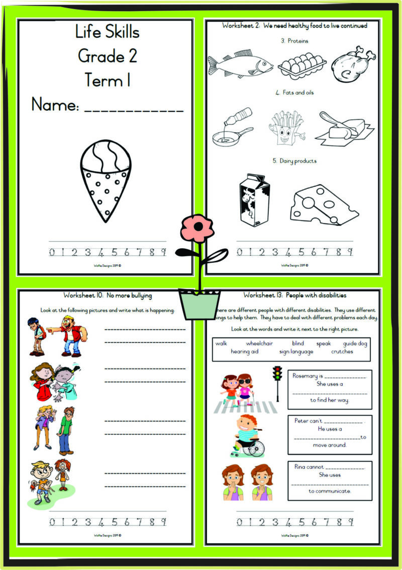 Life Skills Community Safety Signs Printable Worksheets Special in Free Printable Life Skills Worksheets